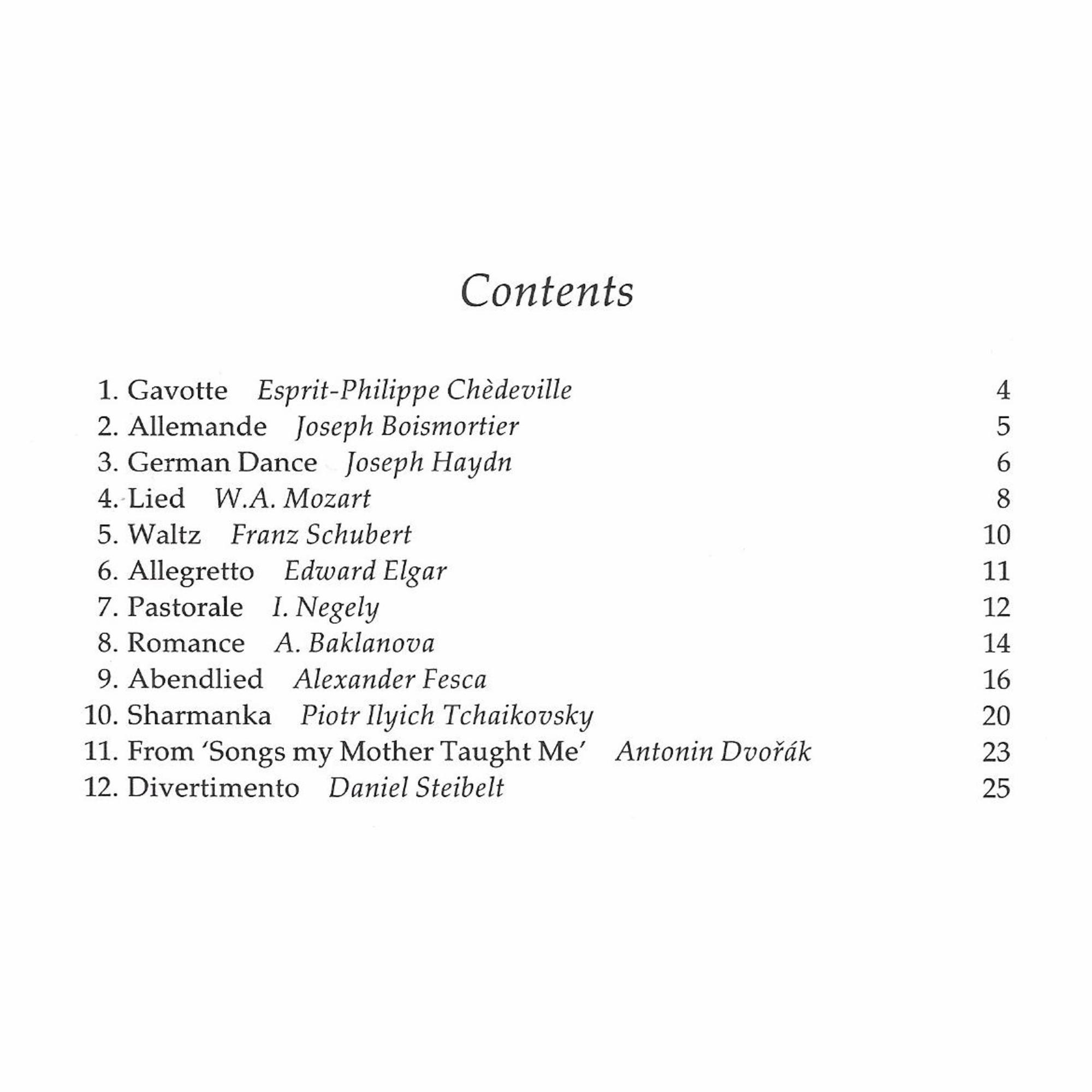 Book 2, Contents