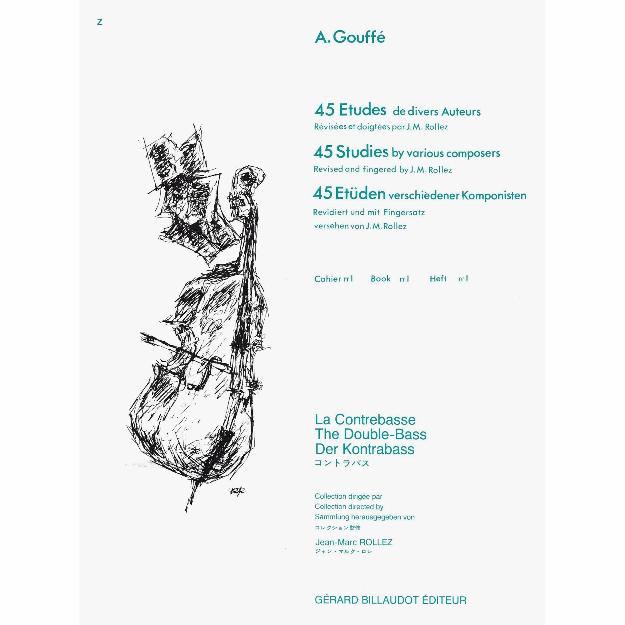 Gouffe -- 45 Etudes, Books 1-2 for Bass