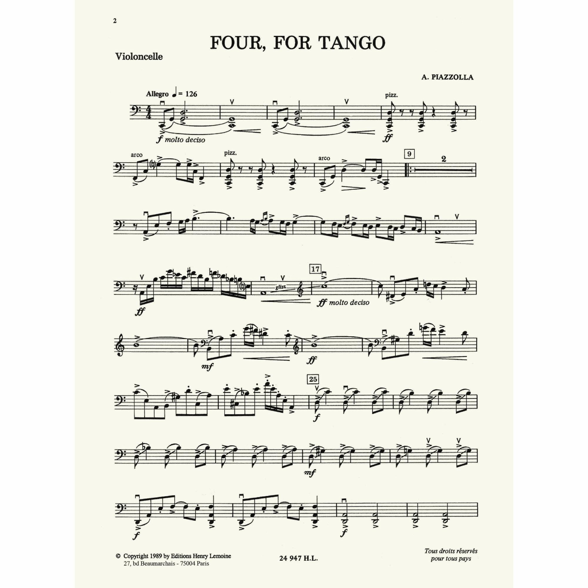 Sample: Cello (Pg. 2)