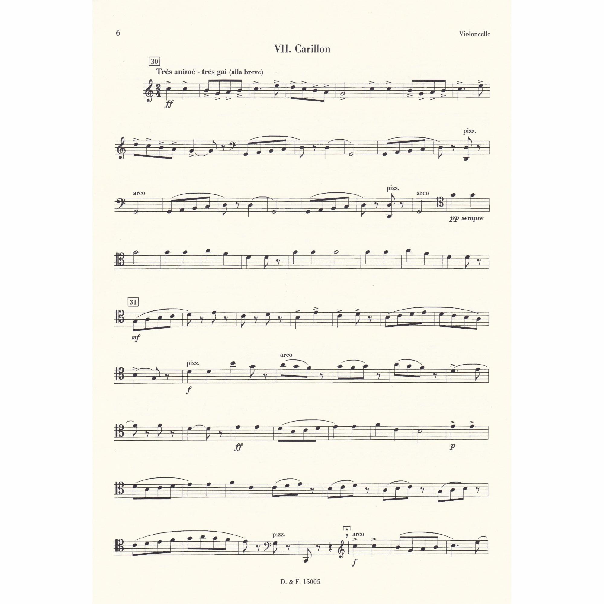 Suite Francaise for Cello and Piano