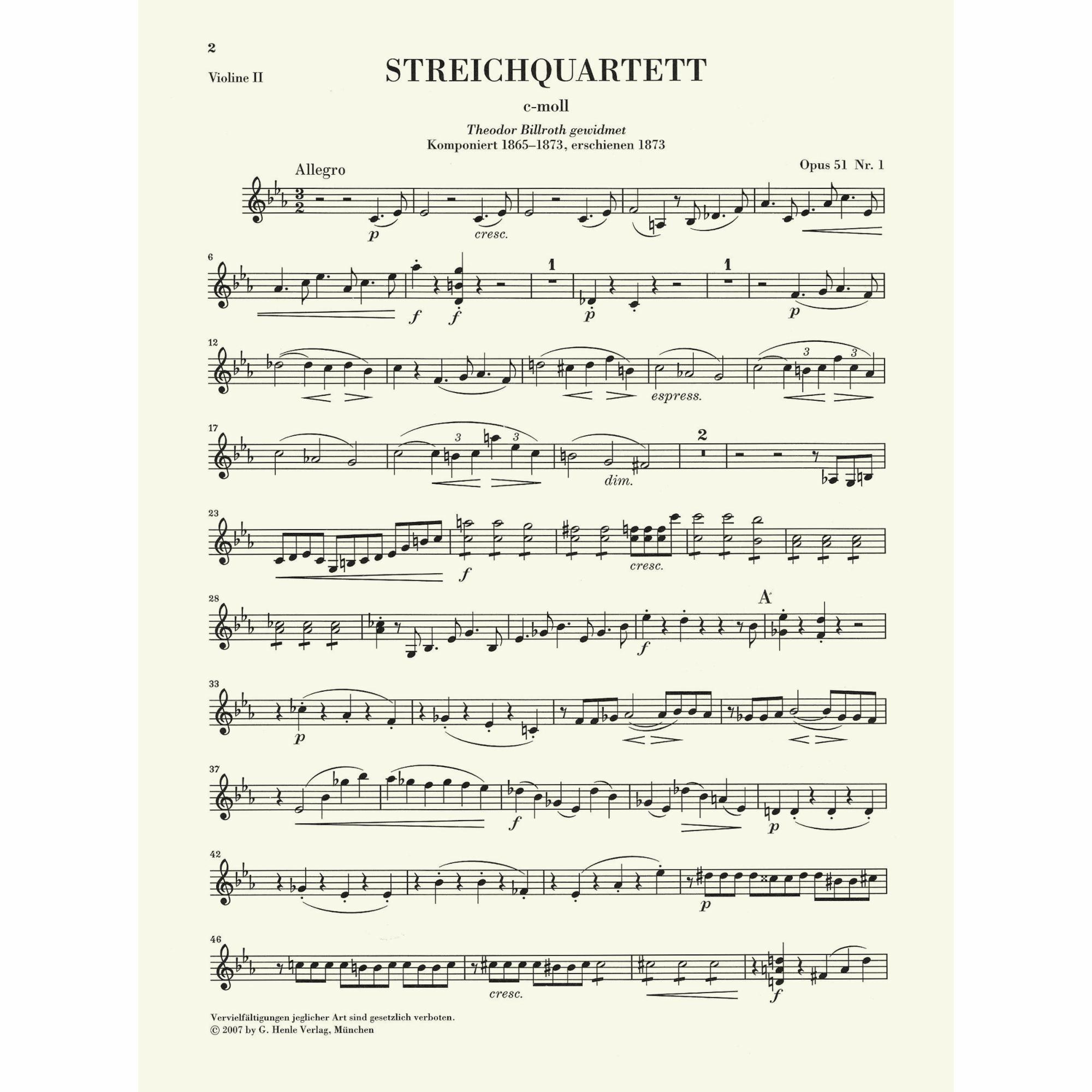 Sample: Violin II (Pg. 2)