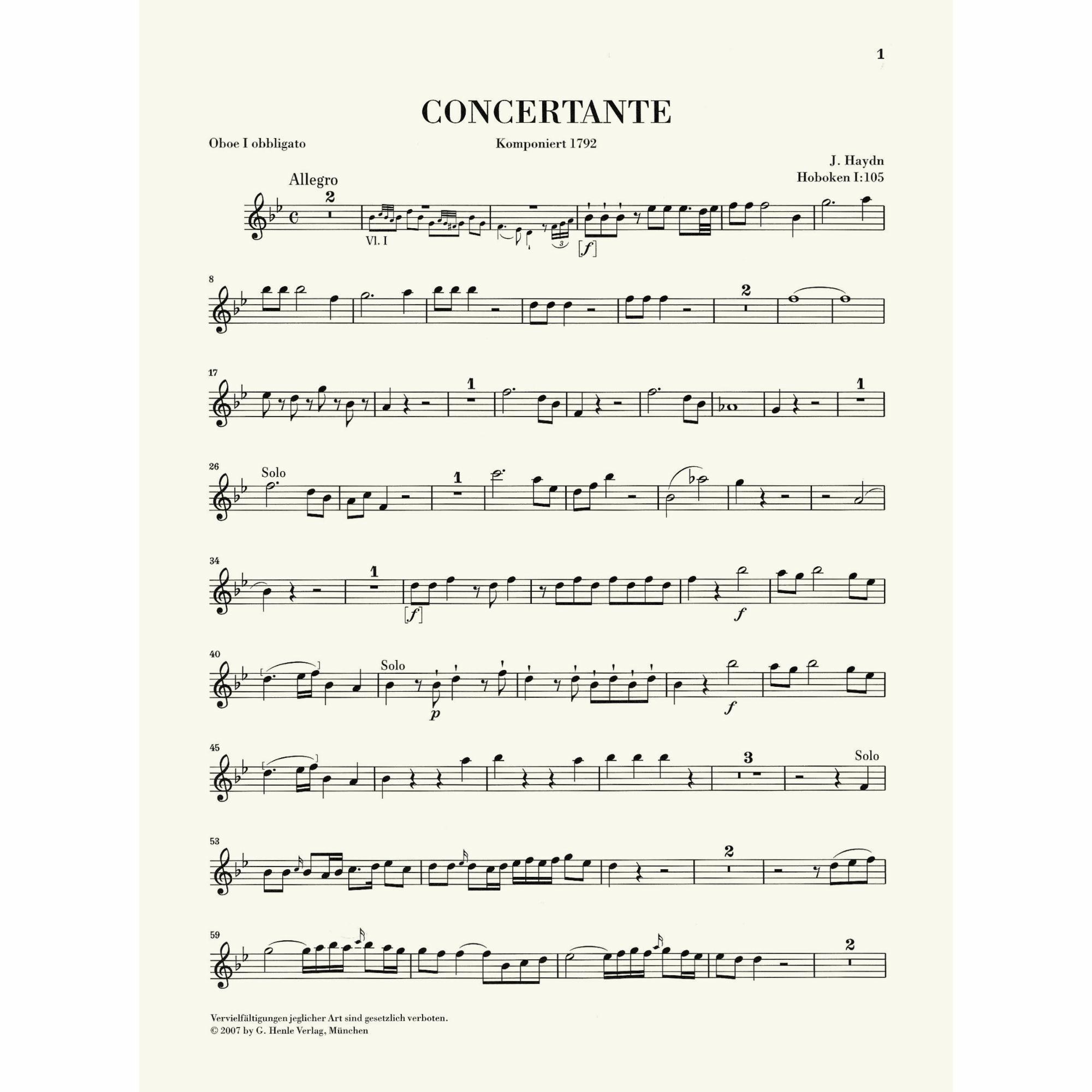 Sample: Oboe (Pg. 1)