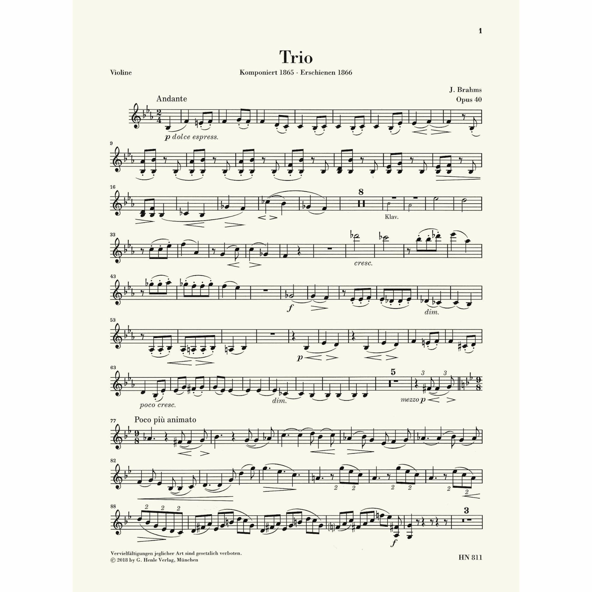 Sample: Violin (Pg. 1)