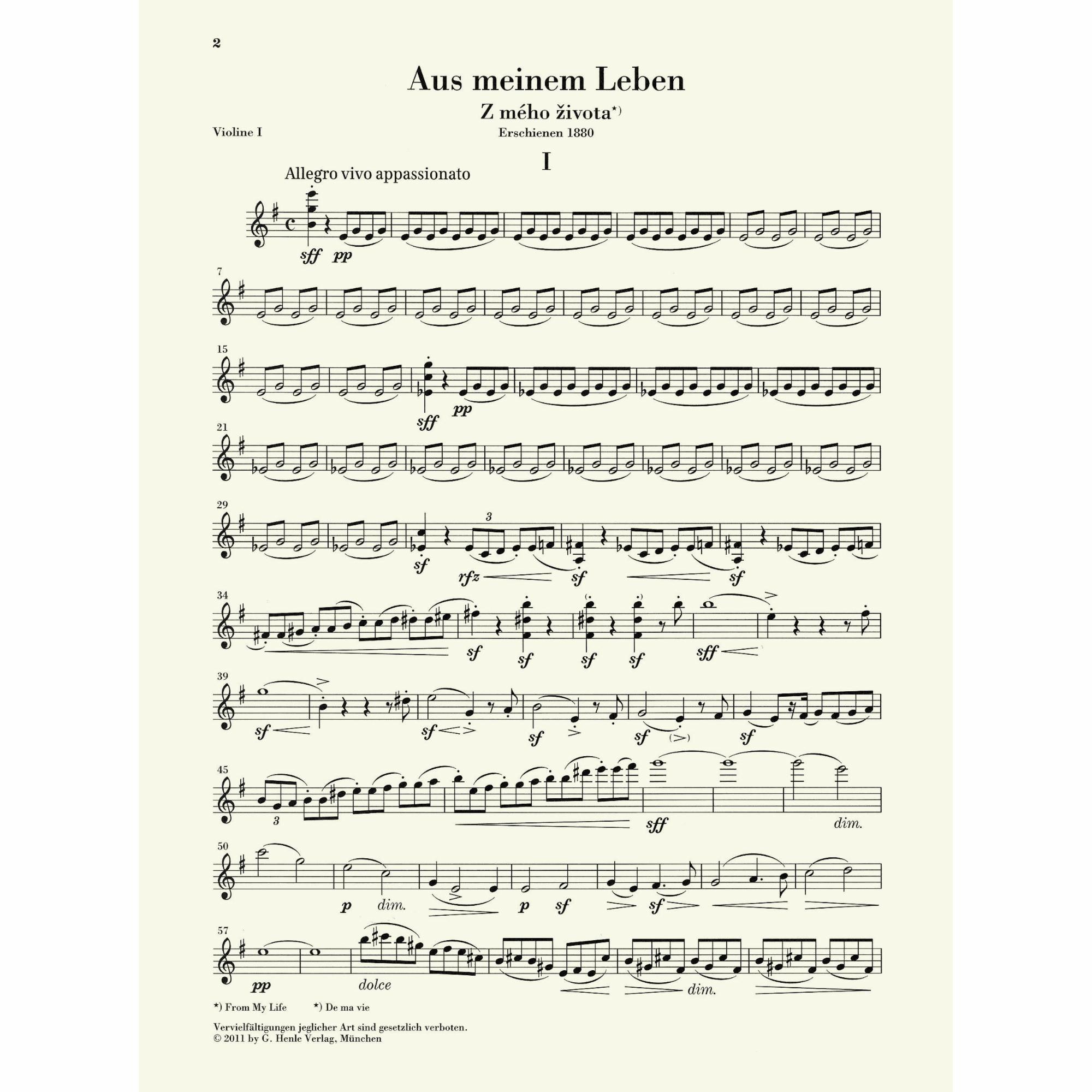 Sample: Violin I (Pg. 2)