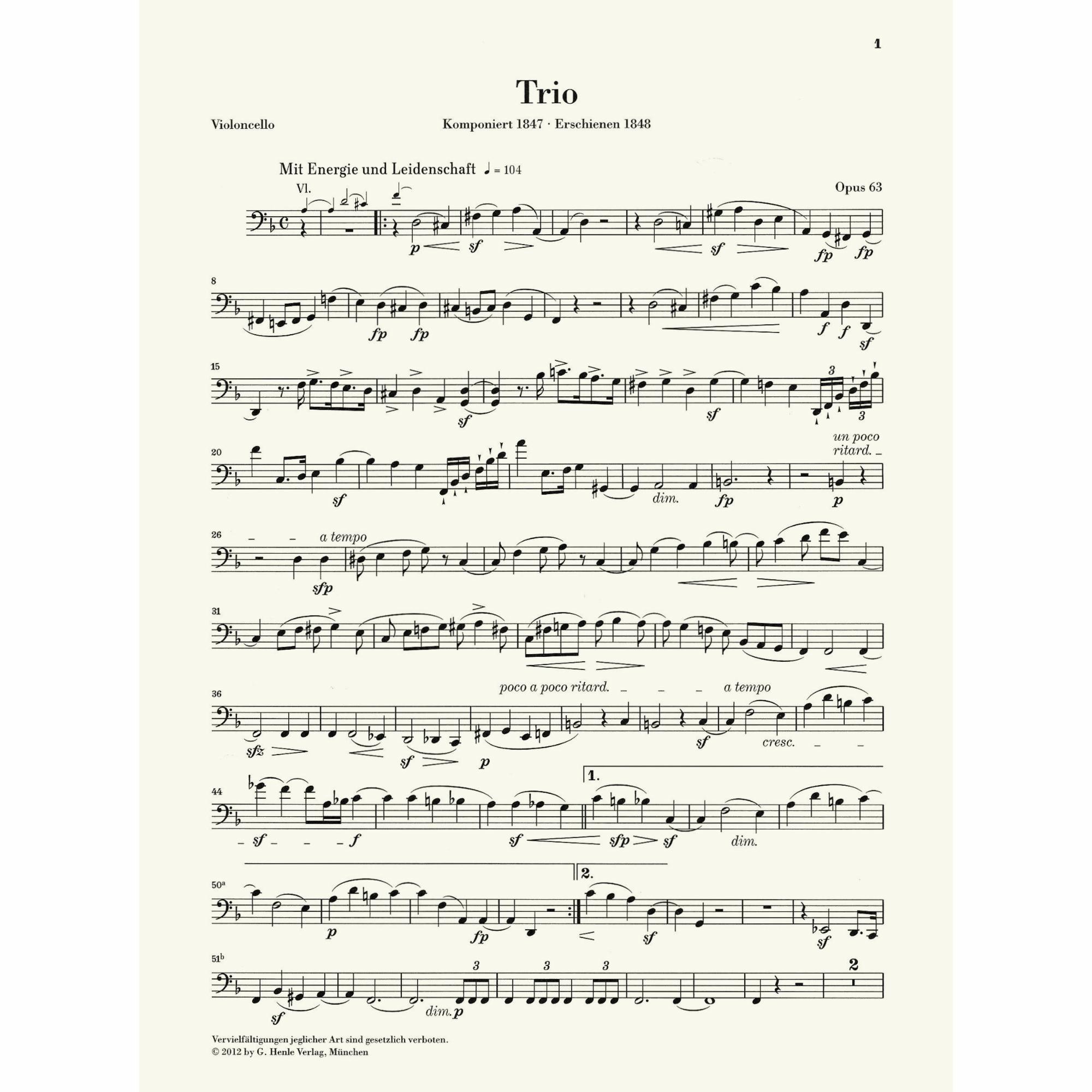 Sample: Cello (Pg. 1)