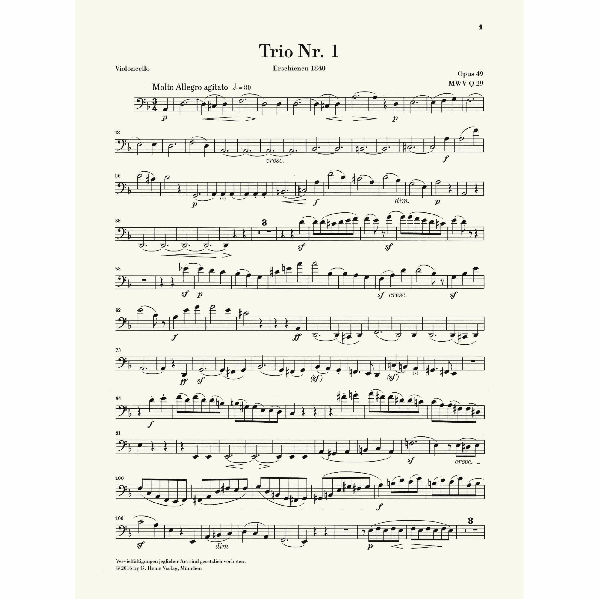 Sample: Cello (Pg. 1)