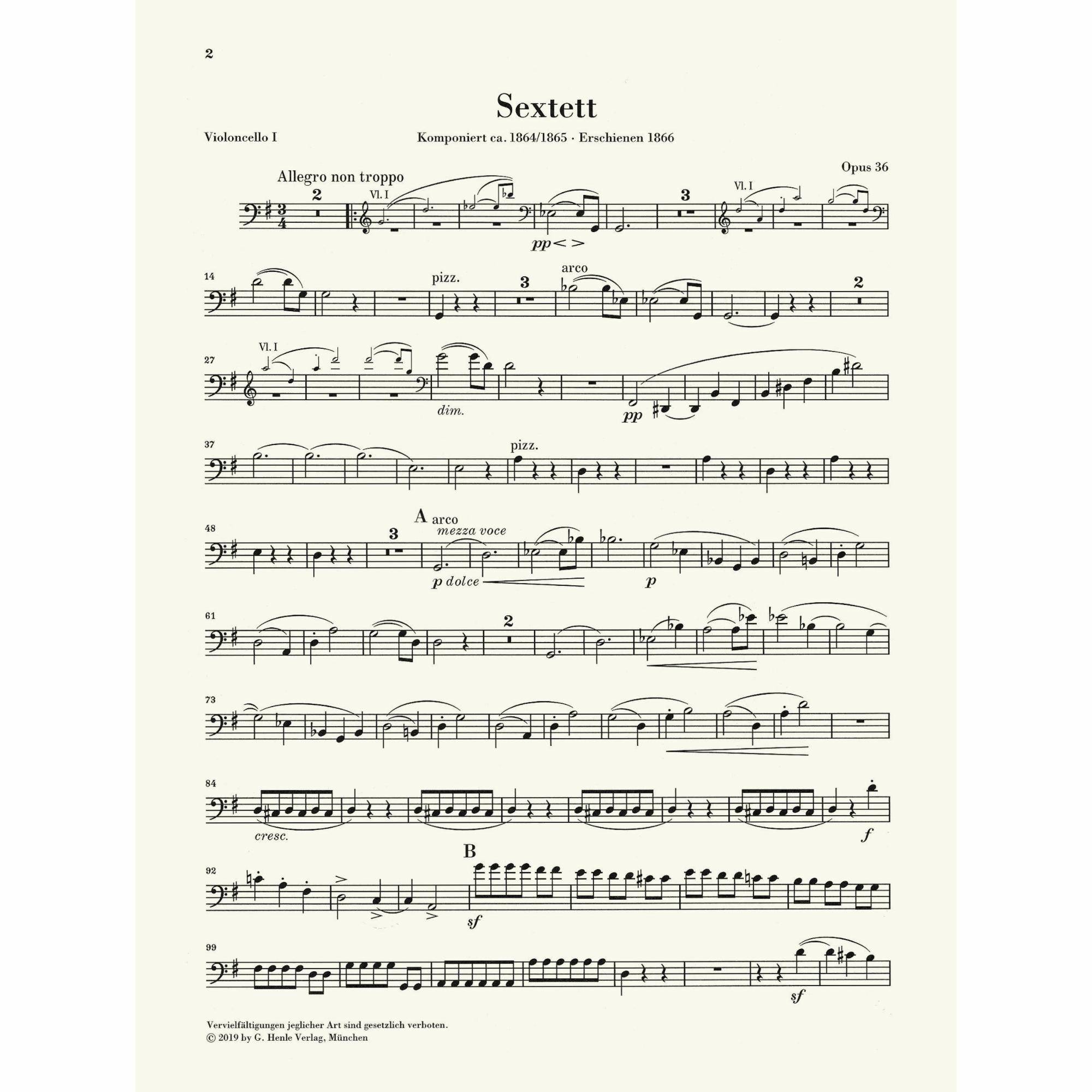 Sample: Cello I (Pg. 2)