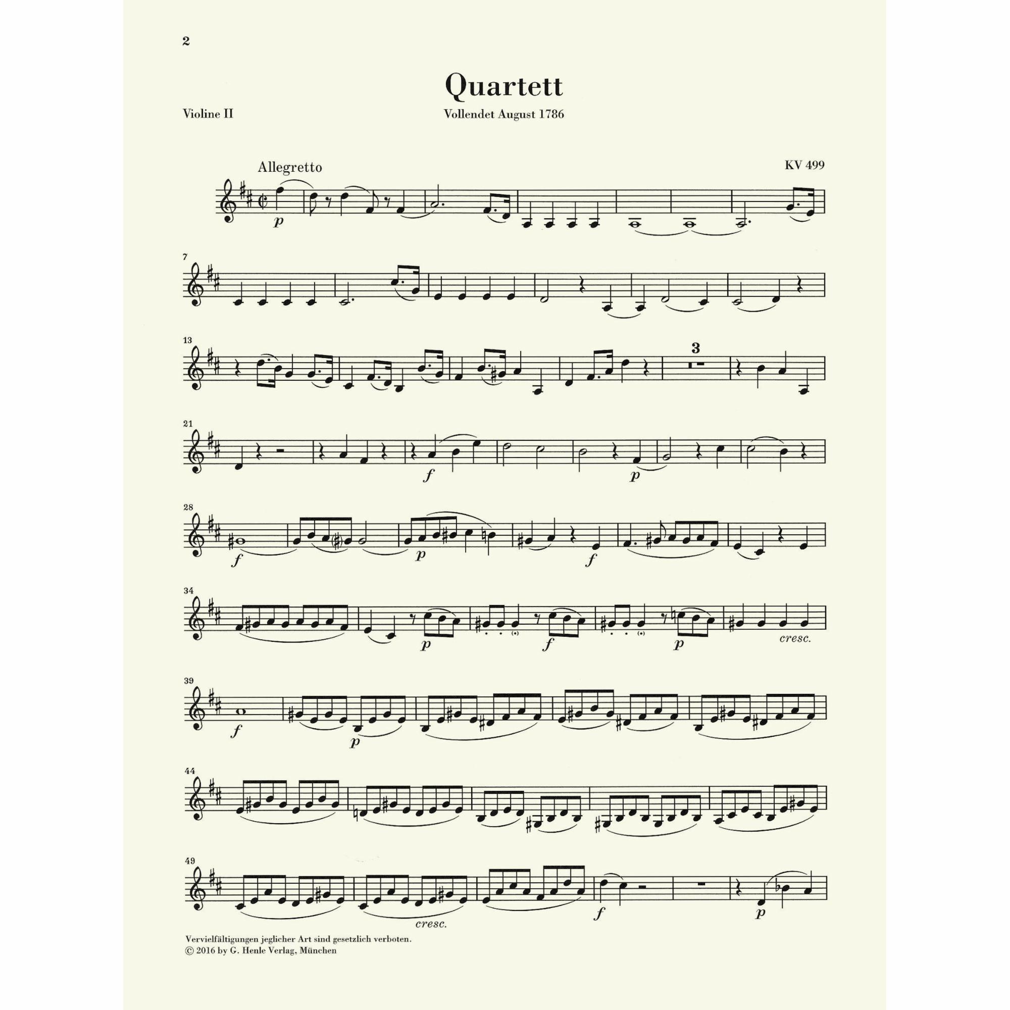 Sample: Violin II (Pg. 2)