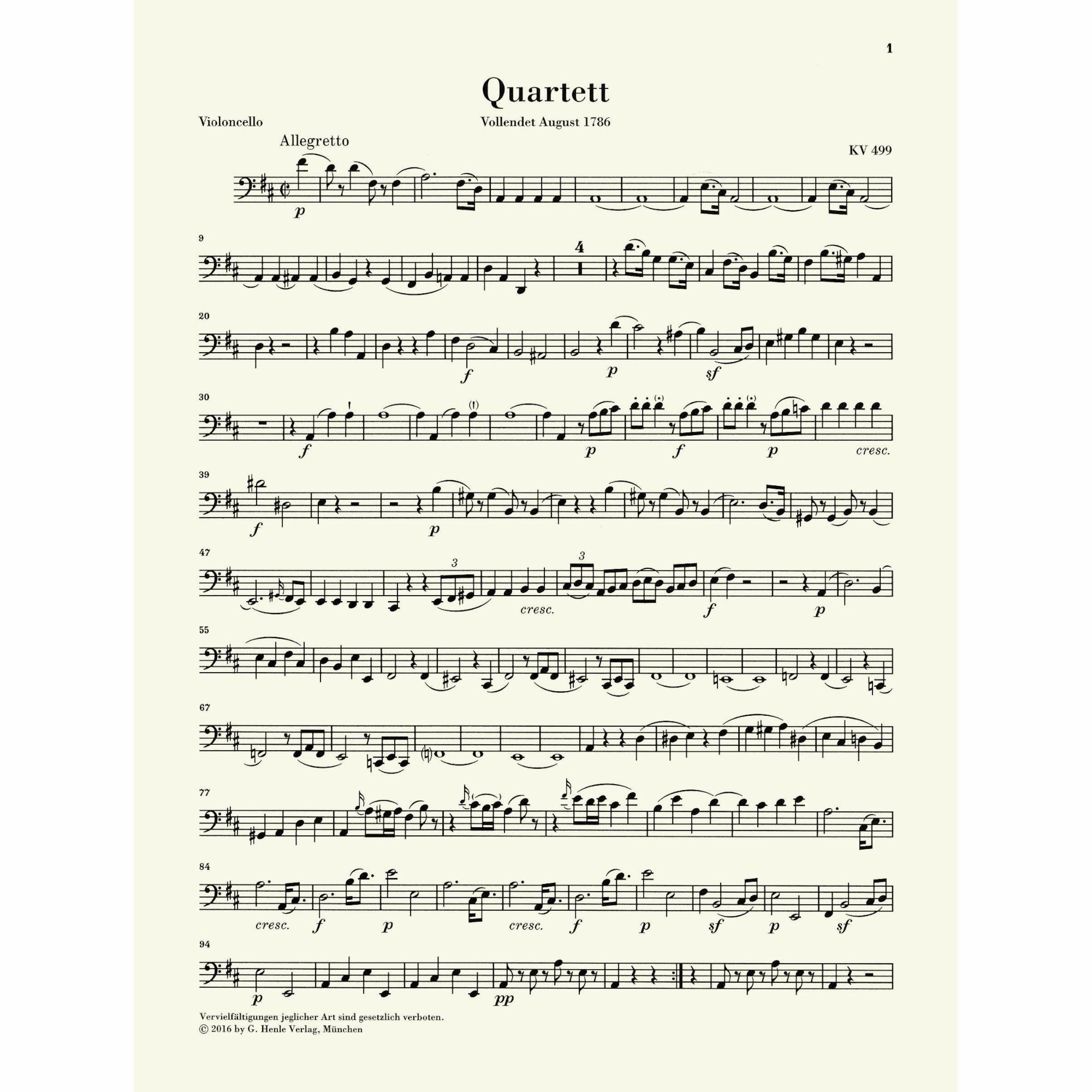 Sample: Cello (Pg. 1)