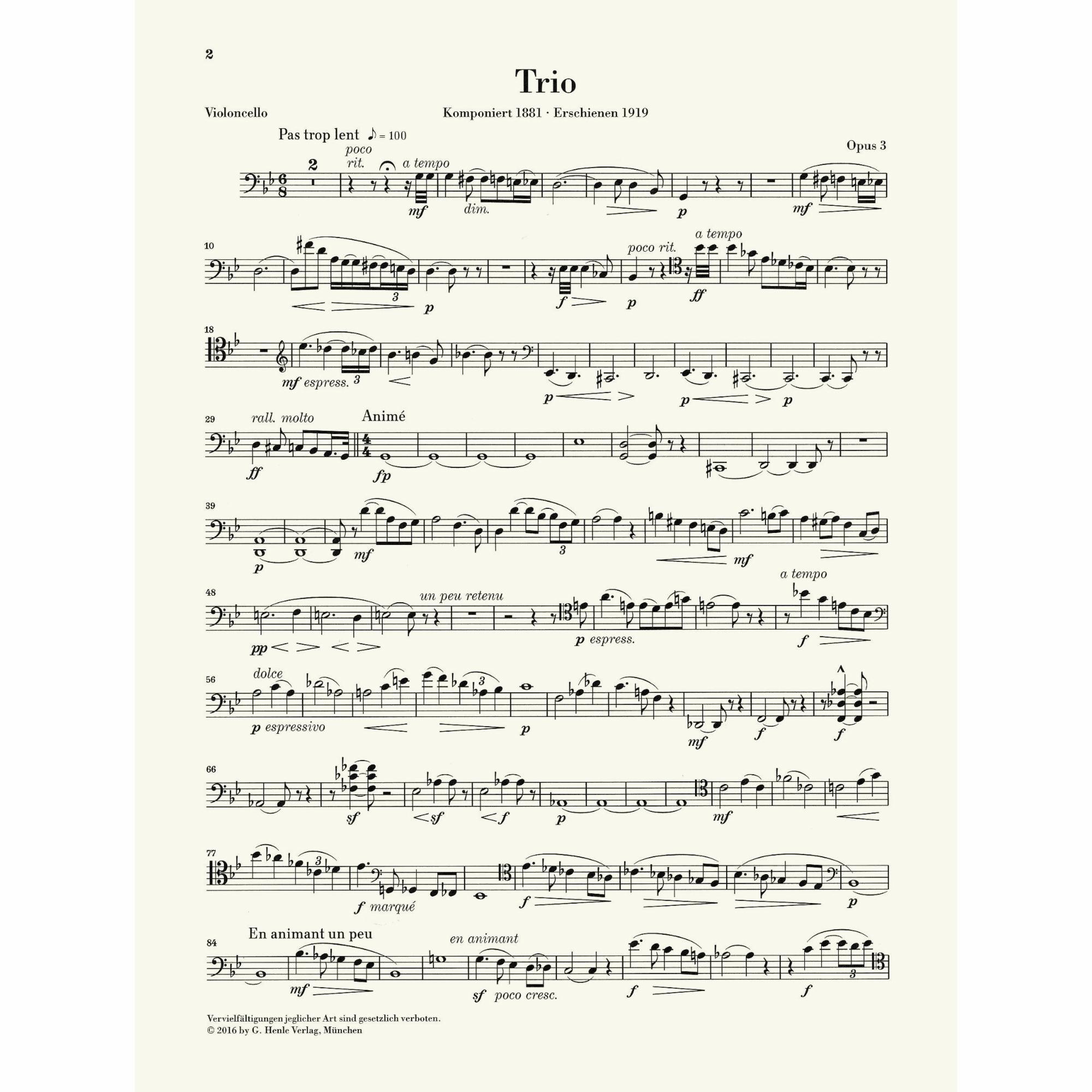 Sample: Cello (Pg. 2)