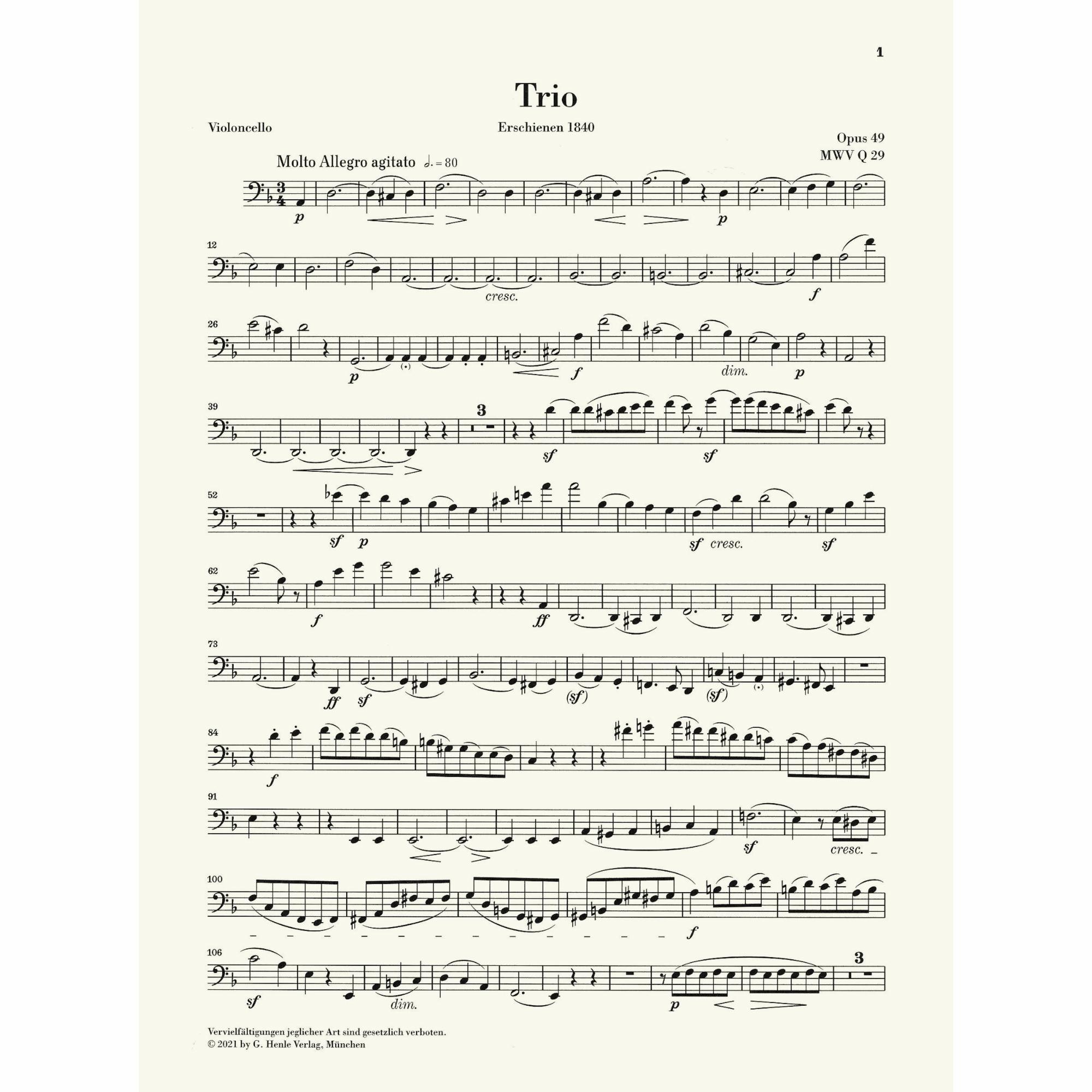 Sample: Cello (Pg. 1)