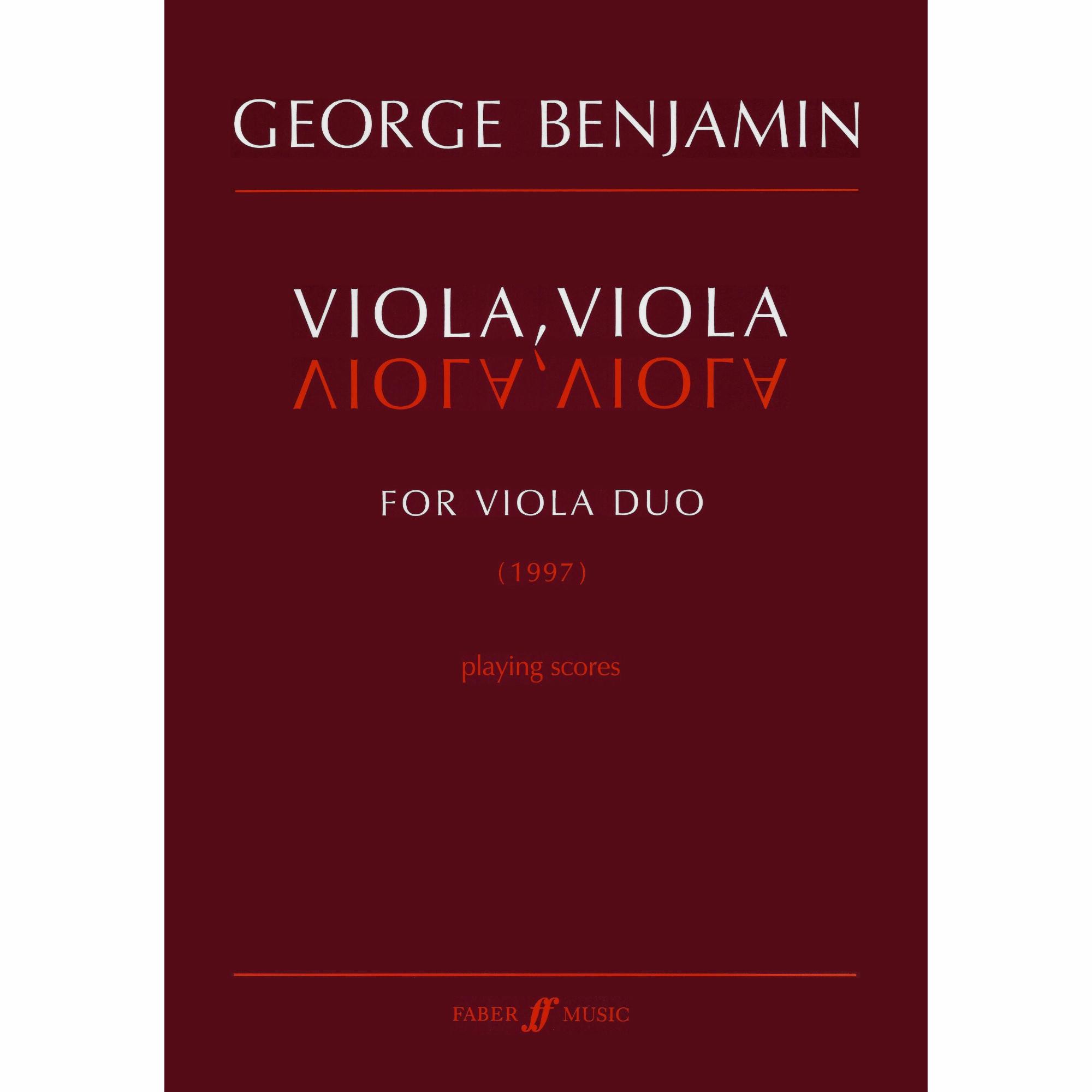 Benjamin -- Viola, Viola for Two Violas