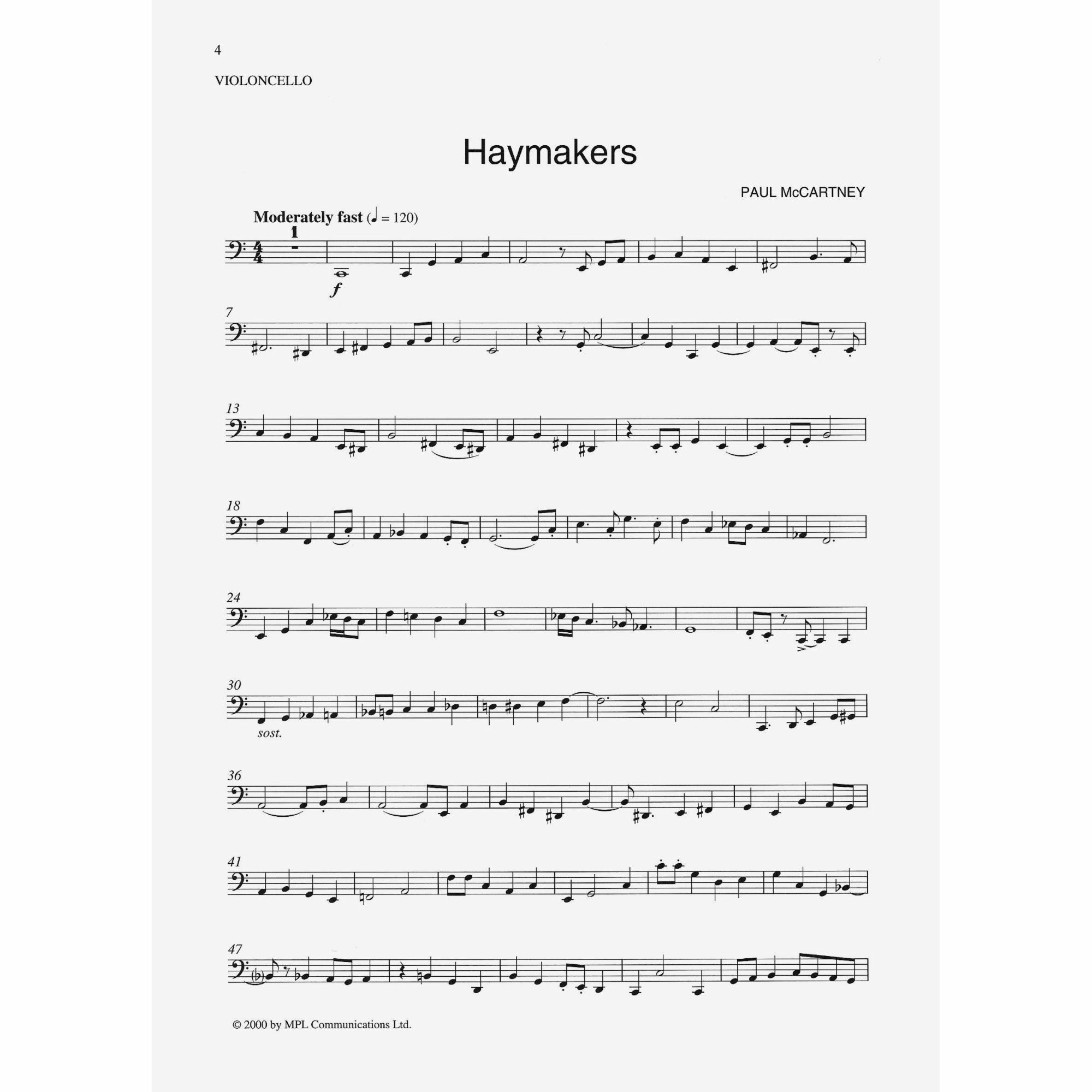 Sample: Cello (Pg. 4)