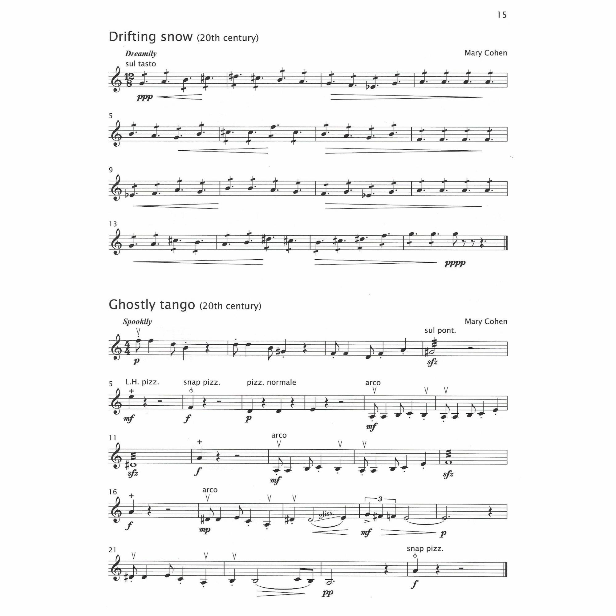 Sample: Violin (Pg. 15)