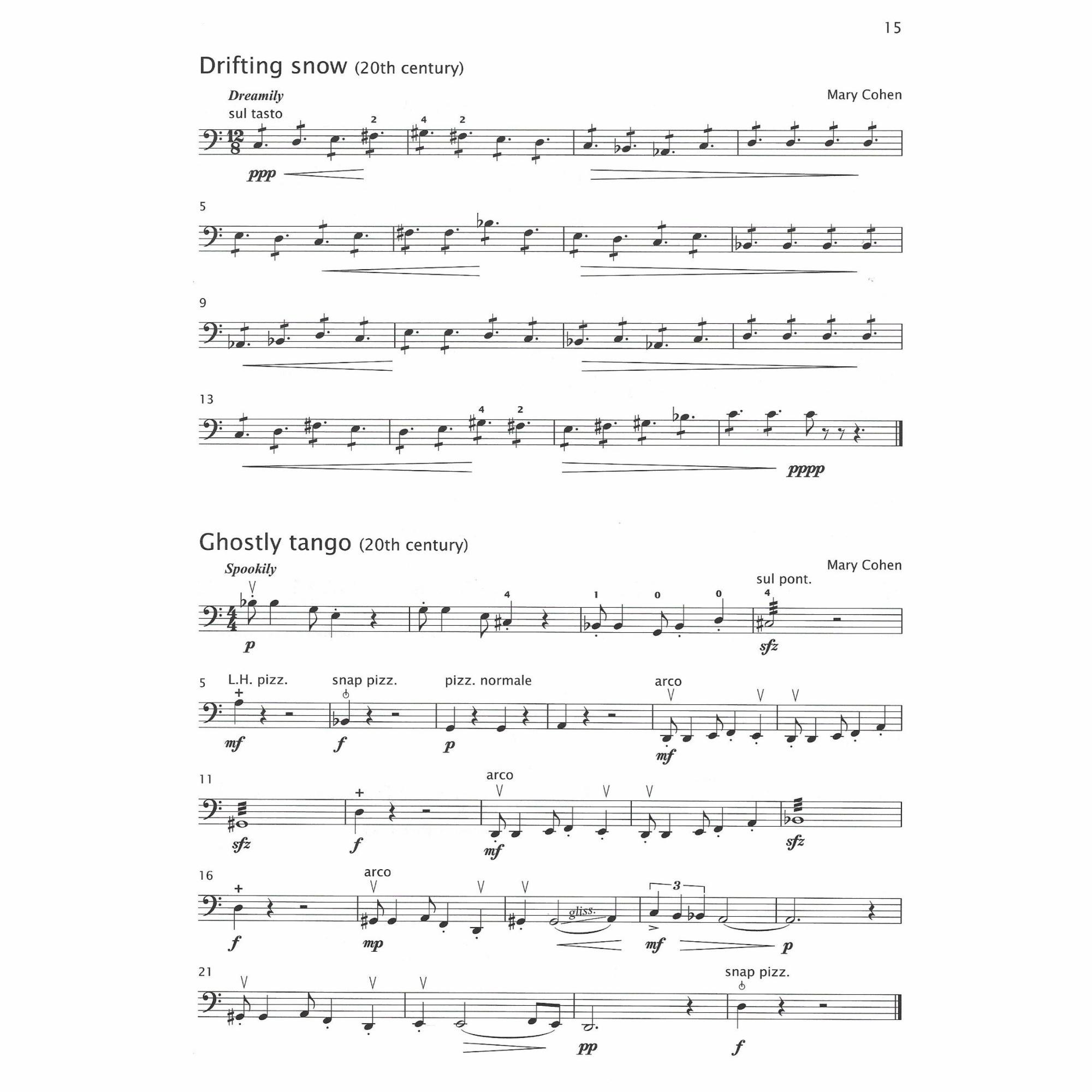Sample: Cello (Pg. 15)