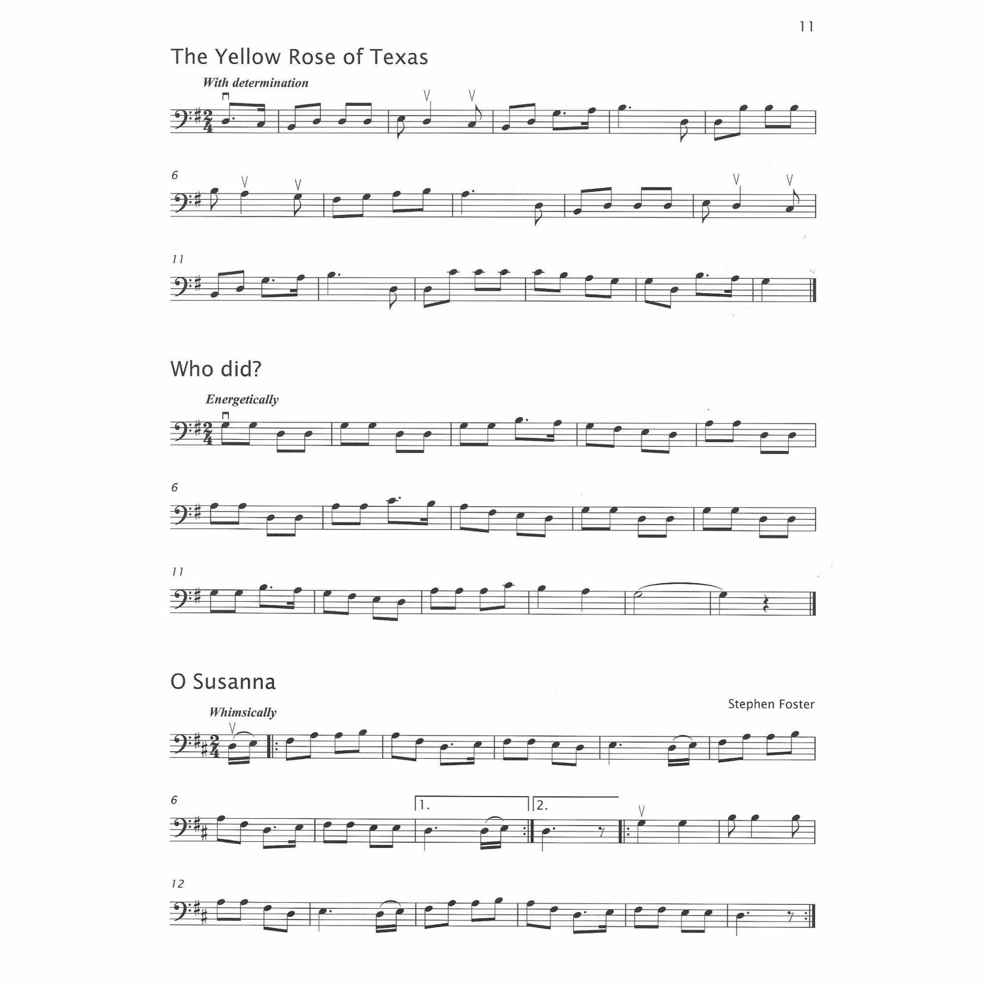 Sample: Cello (Pg. 11)