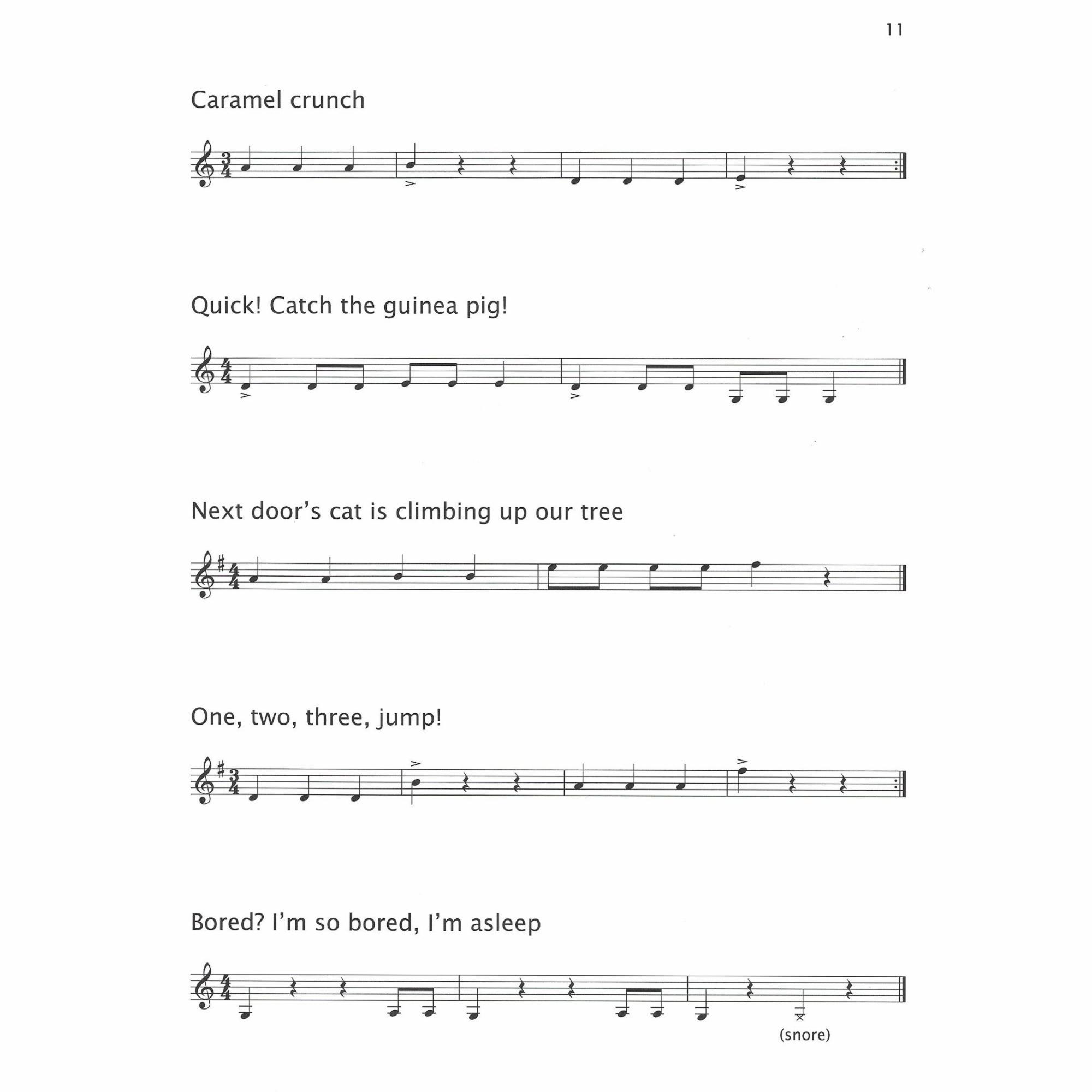 Sample: Violin (Pg. 11)