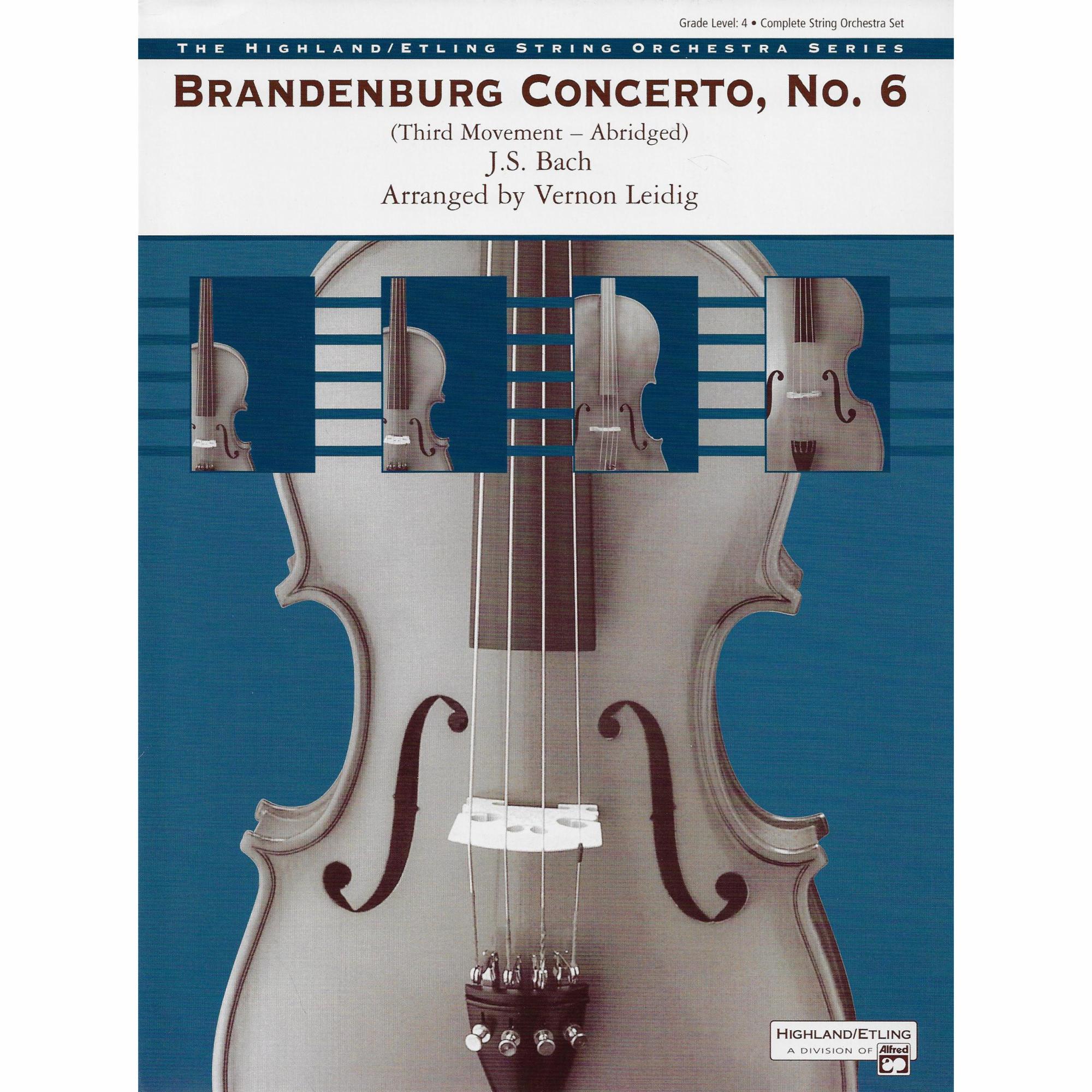 First Movement from Brandenburg Concerto No. 6 for String Orchestra