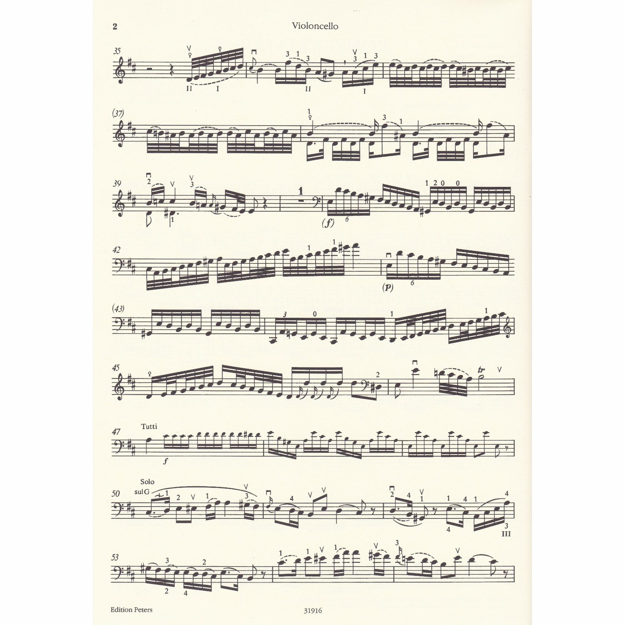 Cello Concerto No. 2 in D Major