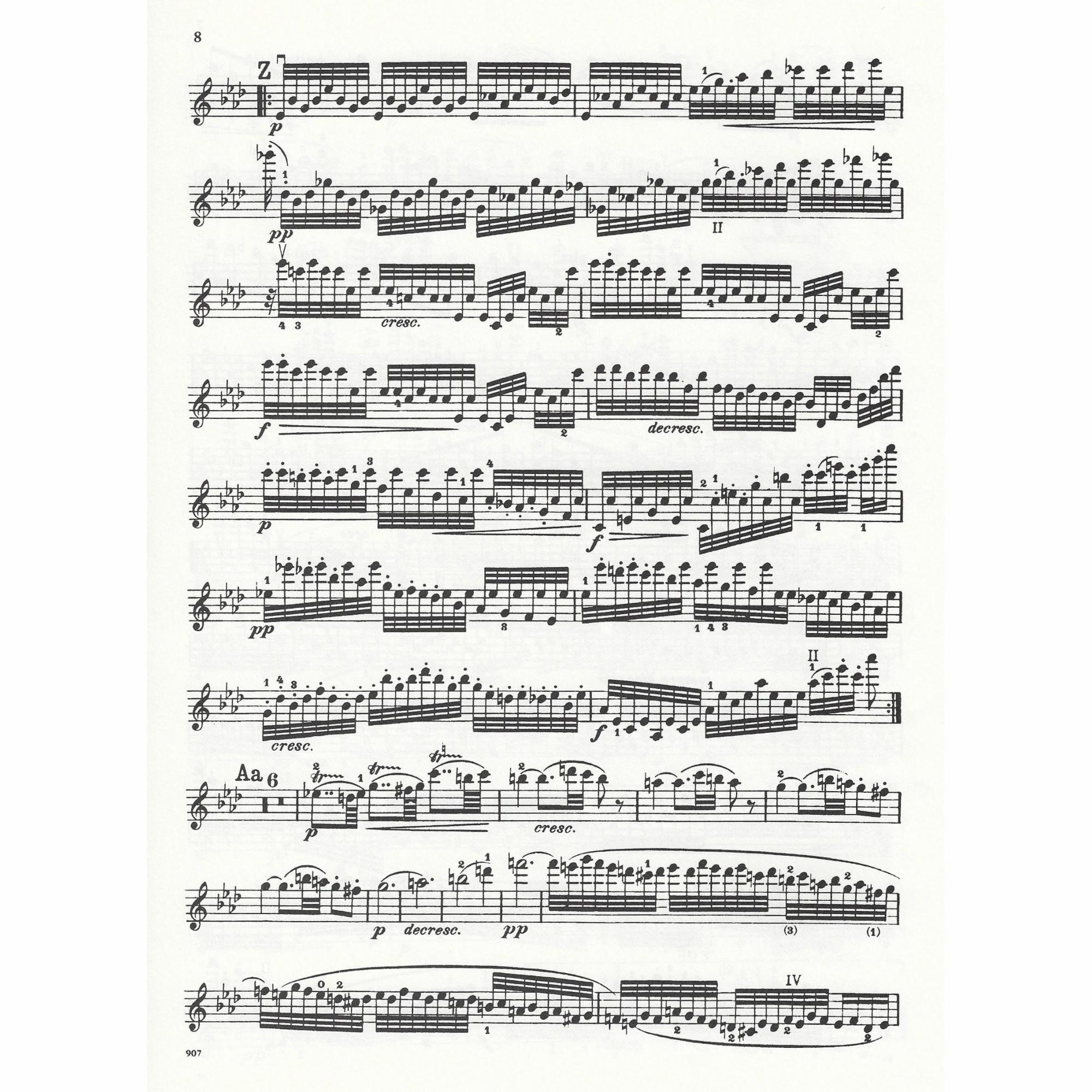 Sample: Violin Part