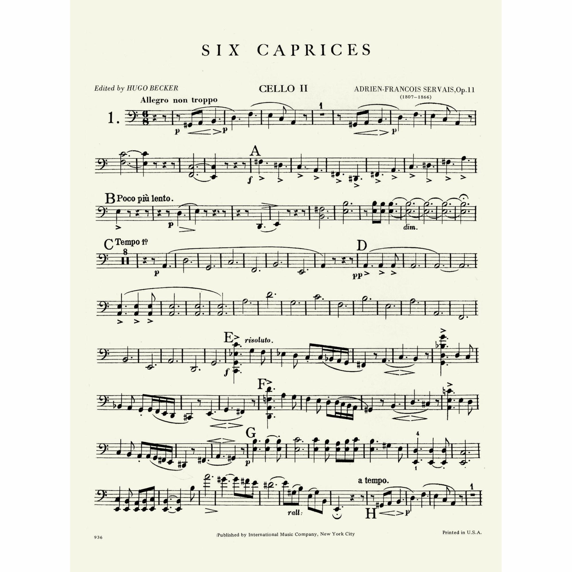 Sample: 2nd Cello