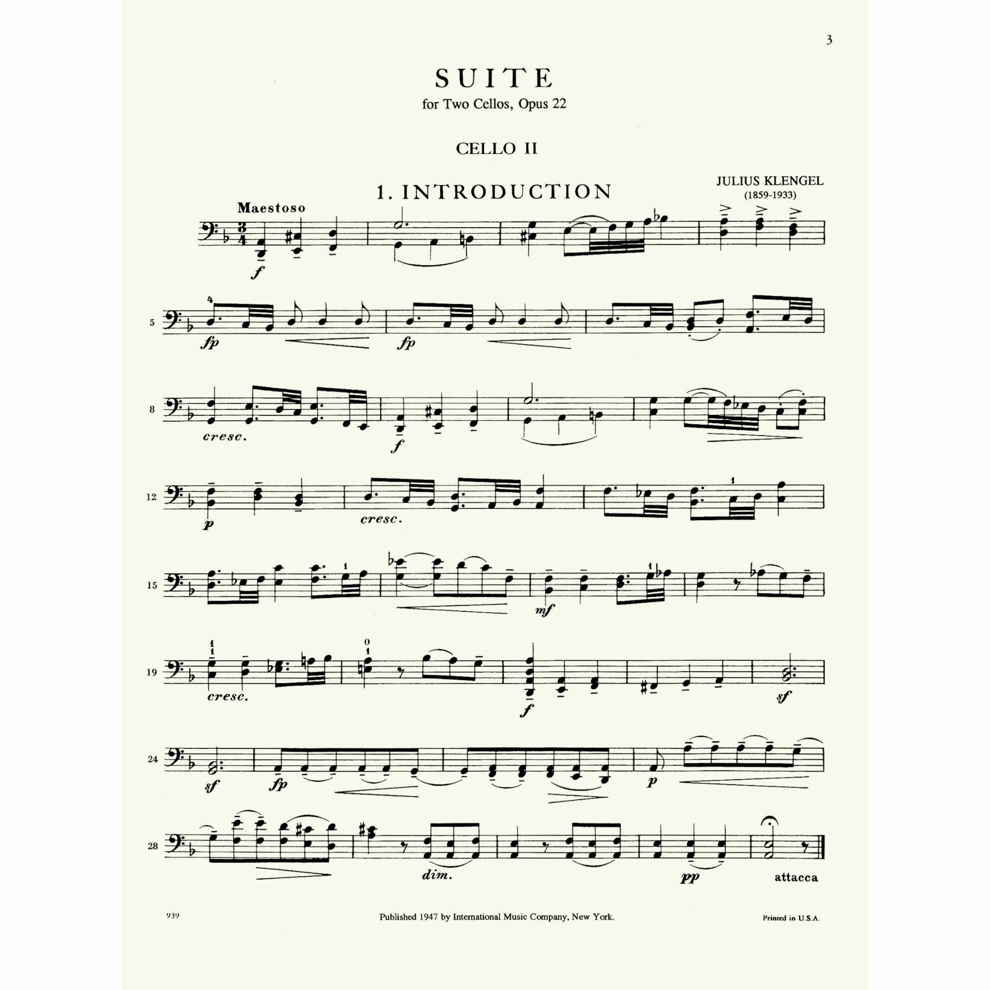 Sample: Cello II (Pg. 2)