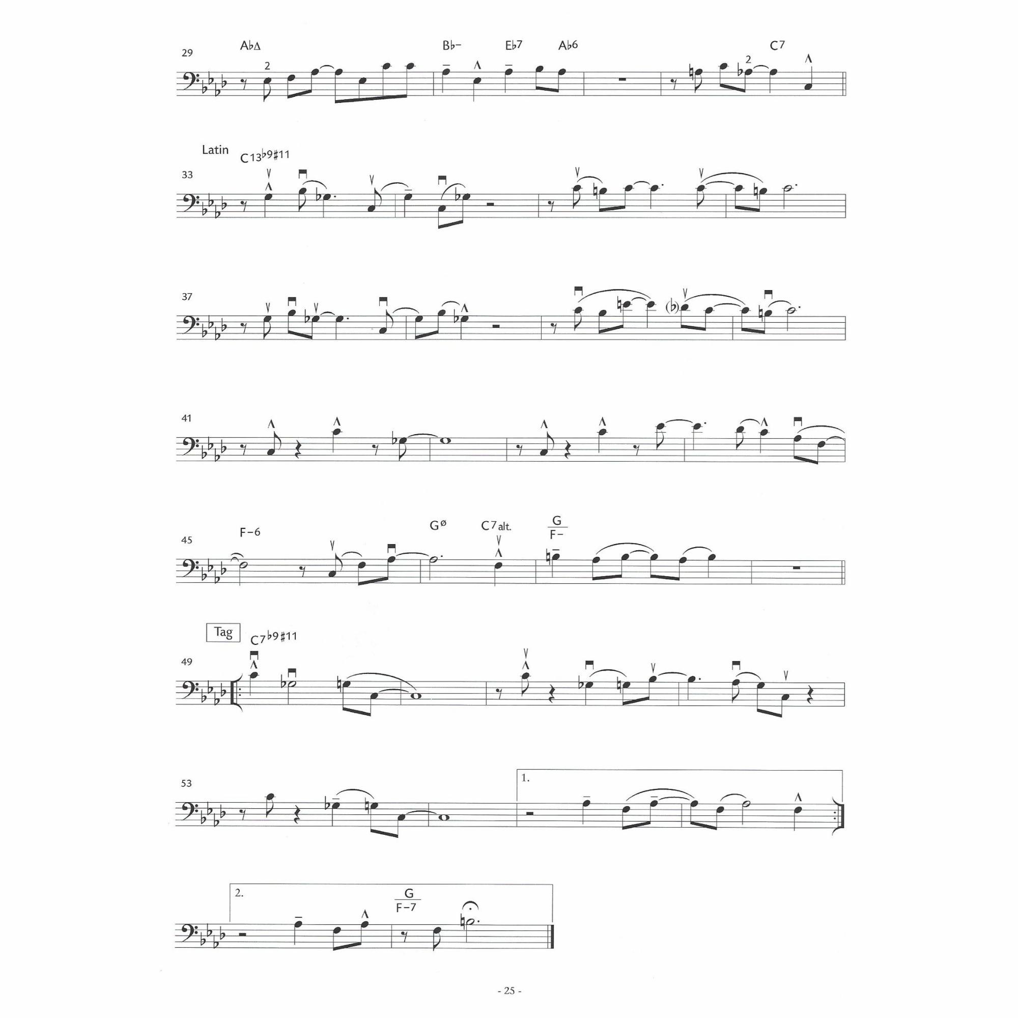 Sample: Cello (Pg. 25)