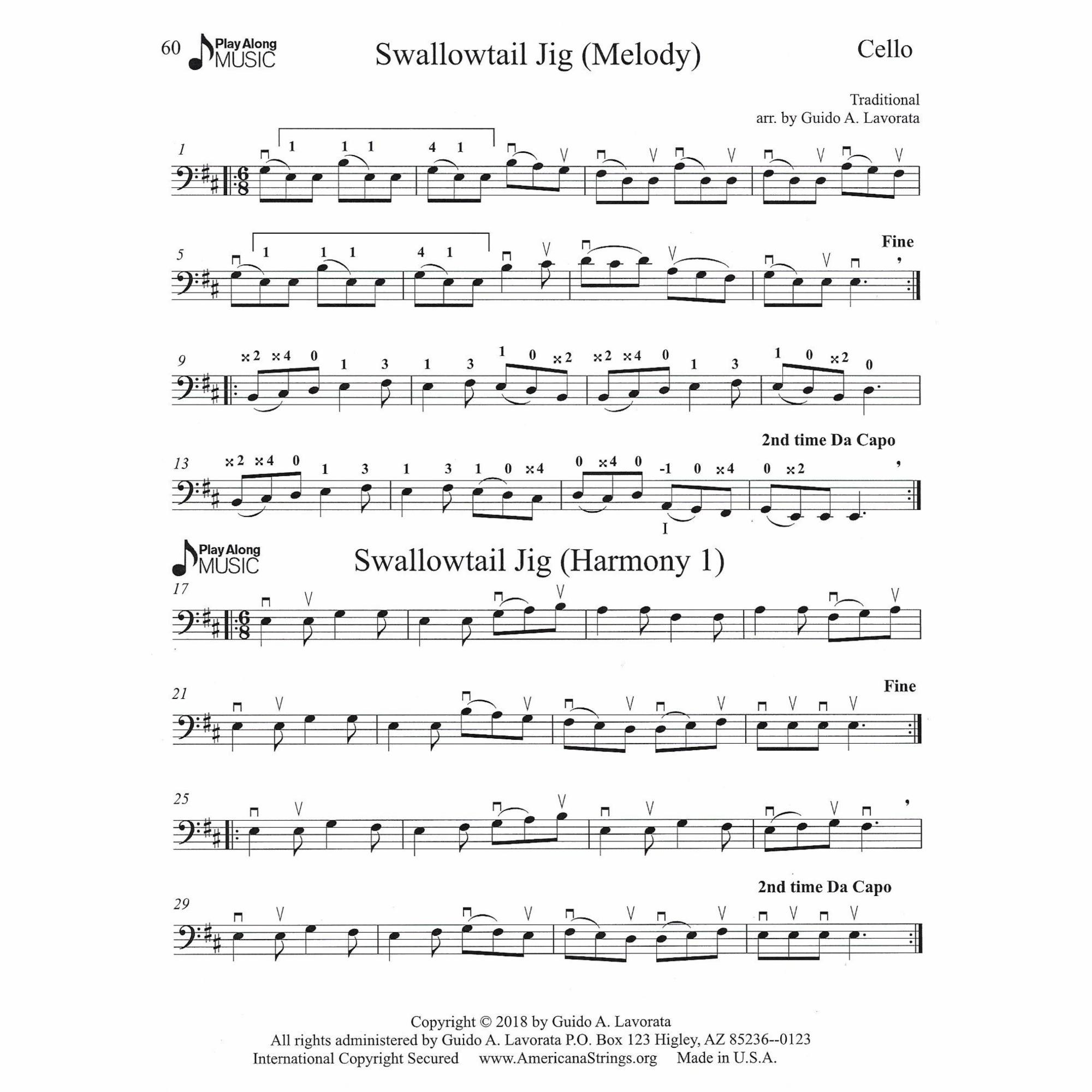 Sample: Cello (Pg. 60)