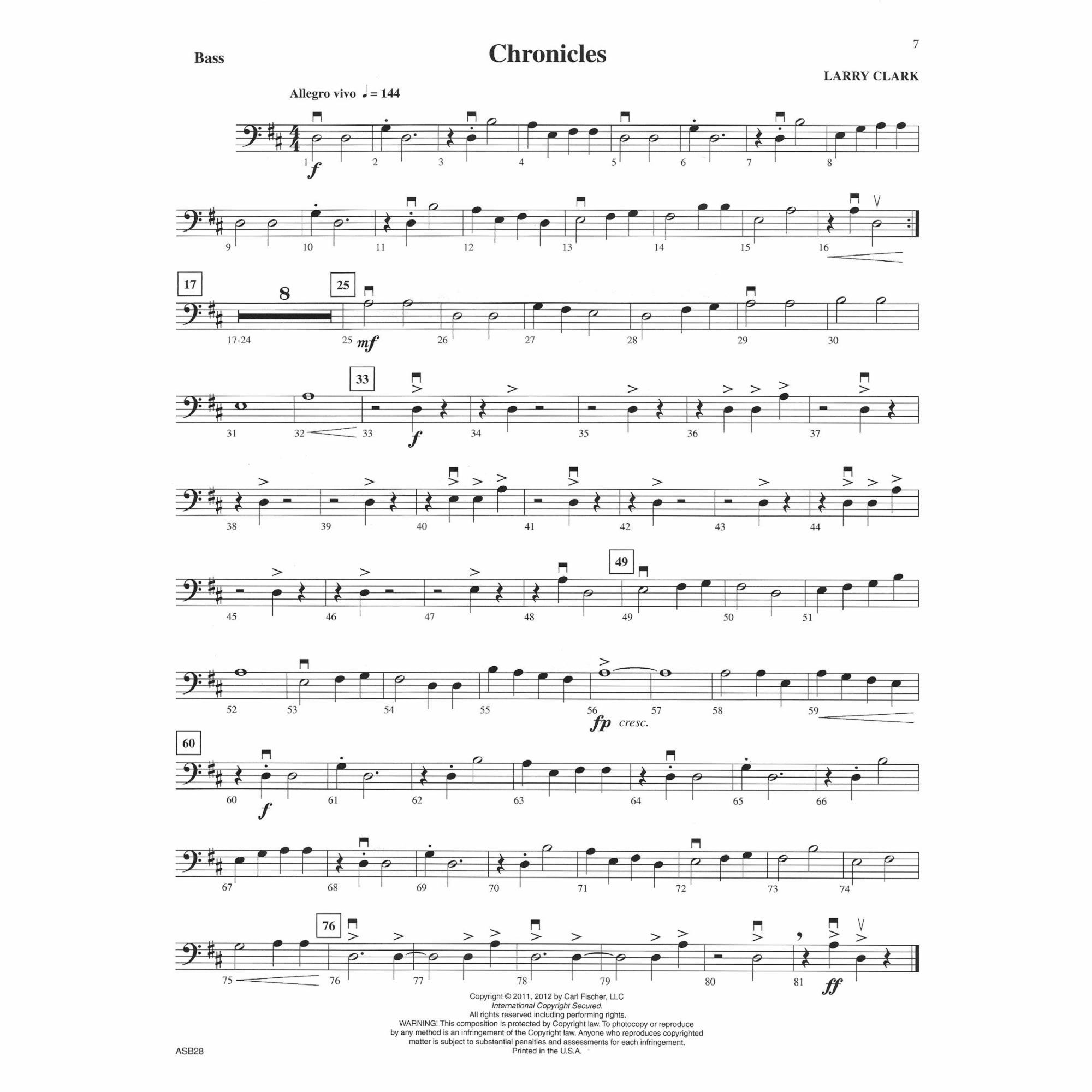 Sample: Bass (Pg. 7)