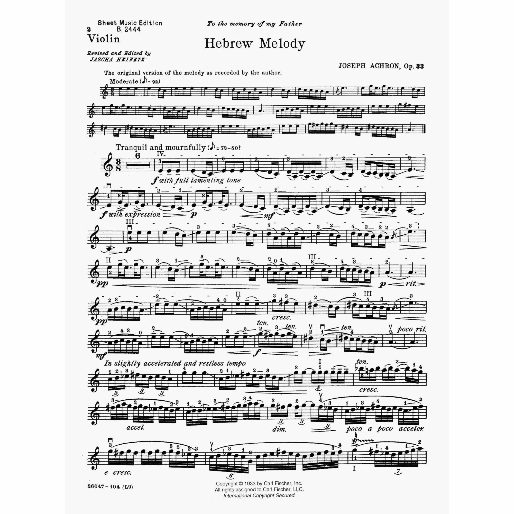 Sample: Violin (Pg. 2)