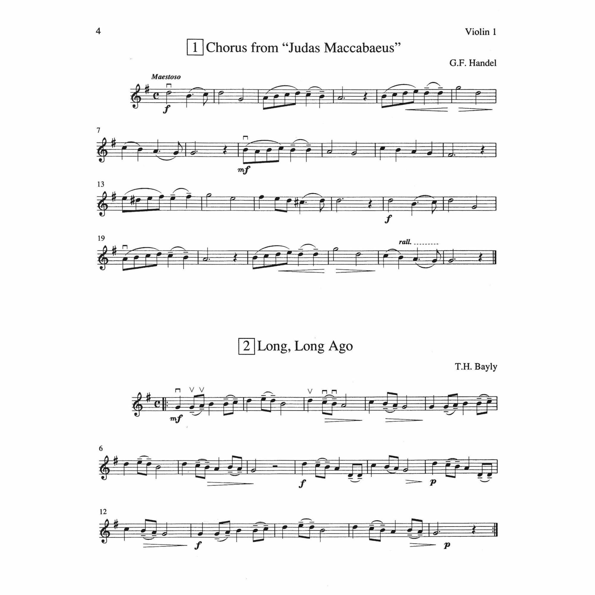 Sample: Vol. 2, Violin 1 (Pg. 4)