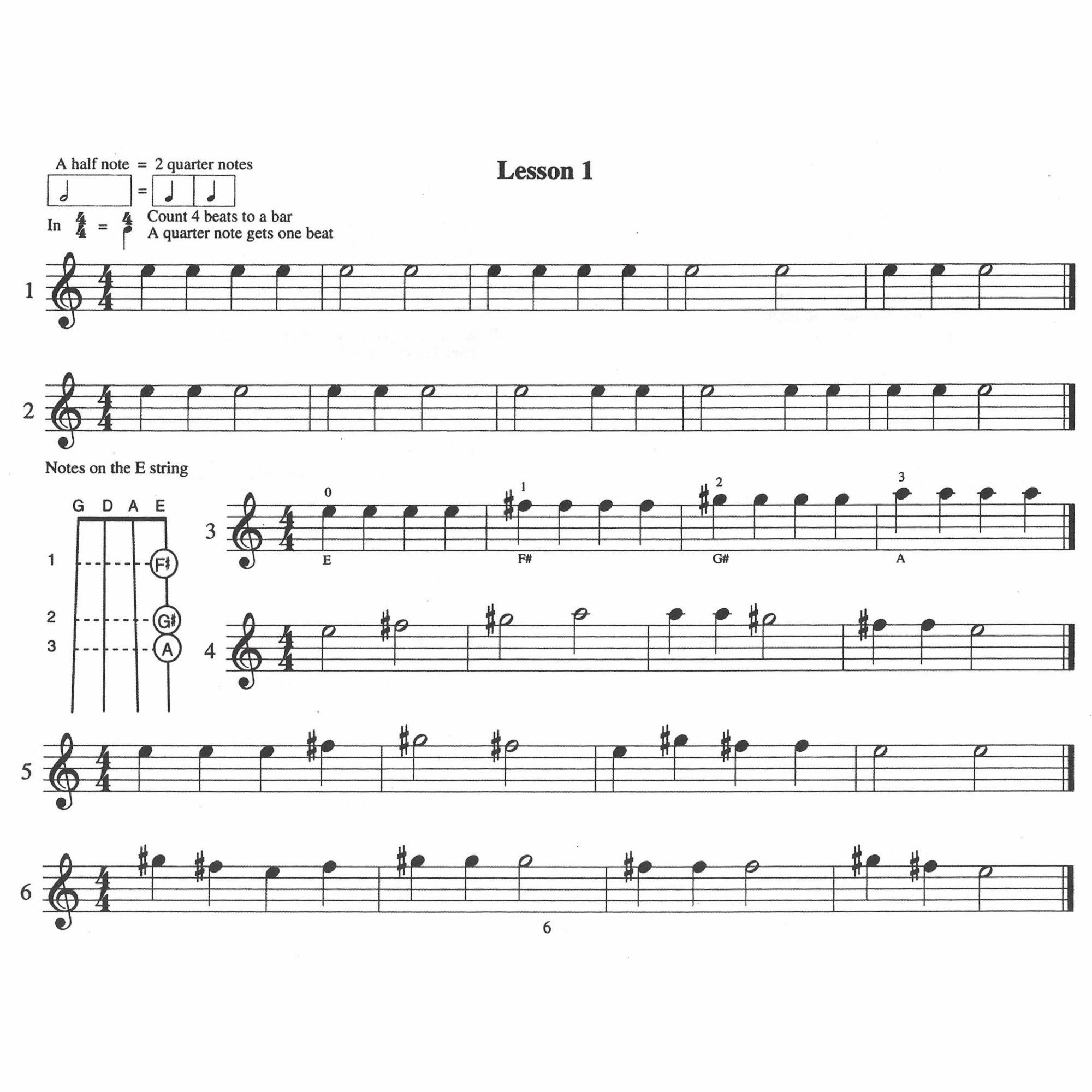 Sample: Violin (Pg. 6)