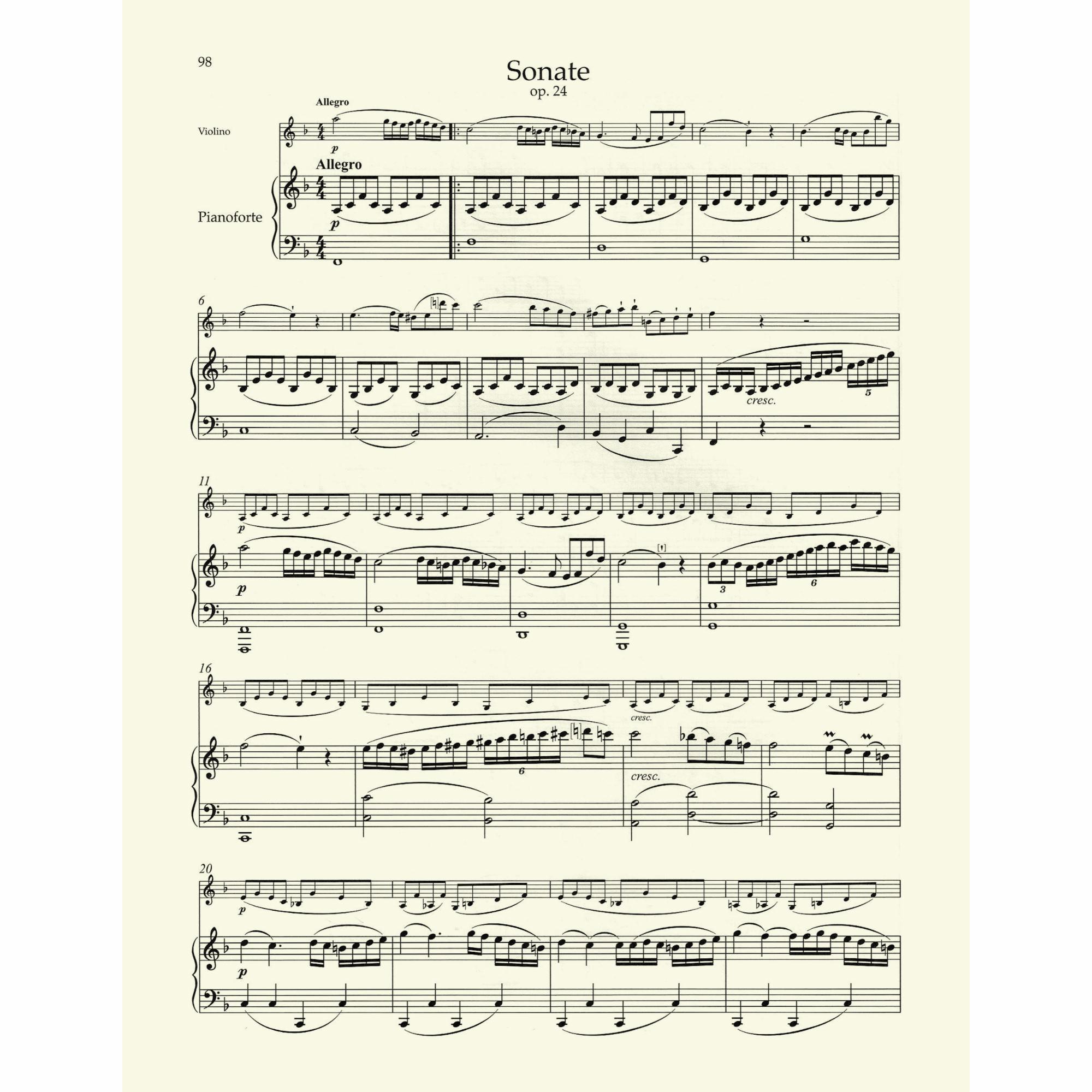 Sample: Vol. I, Piano (Pg. 98)