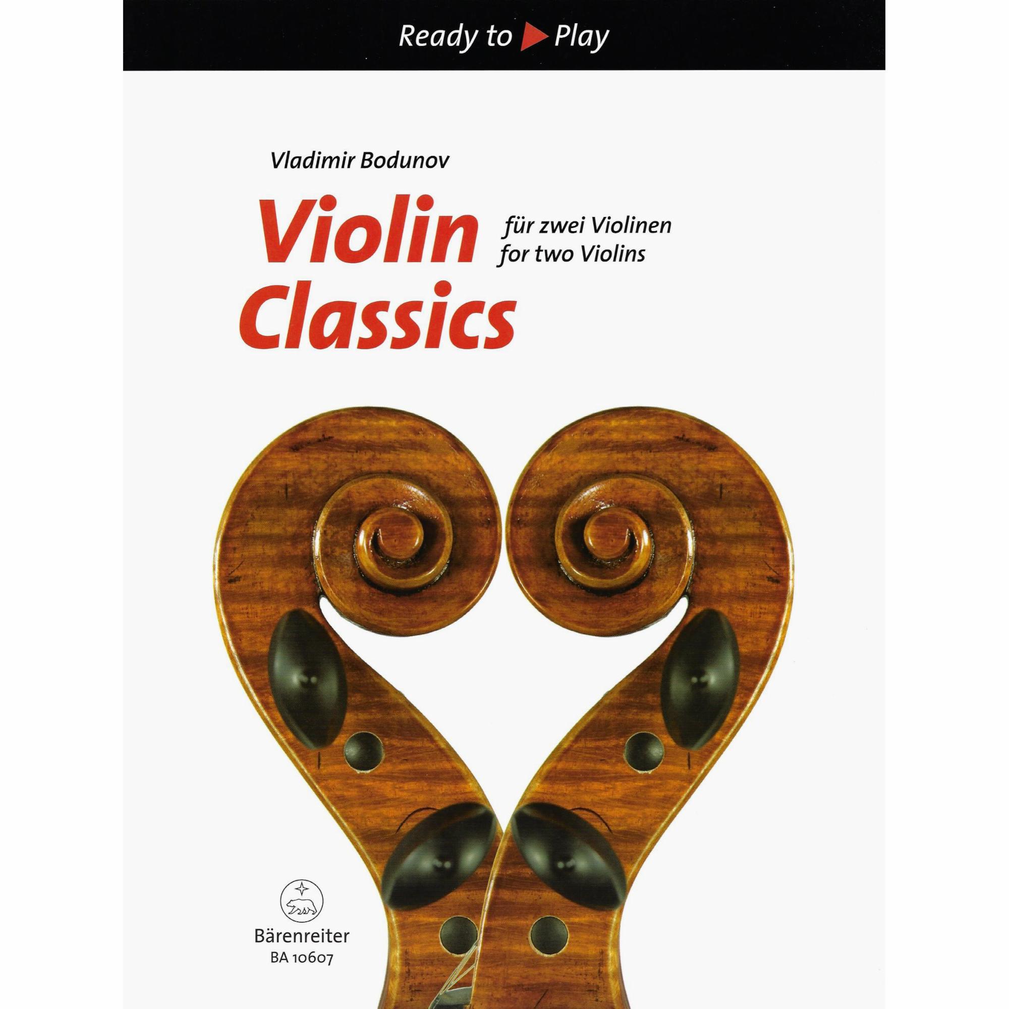 Violin Classics for Two Violins