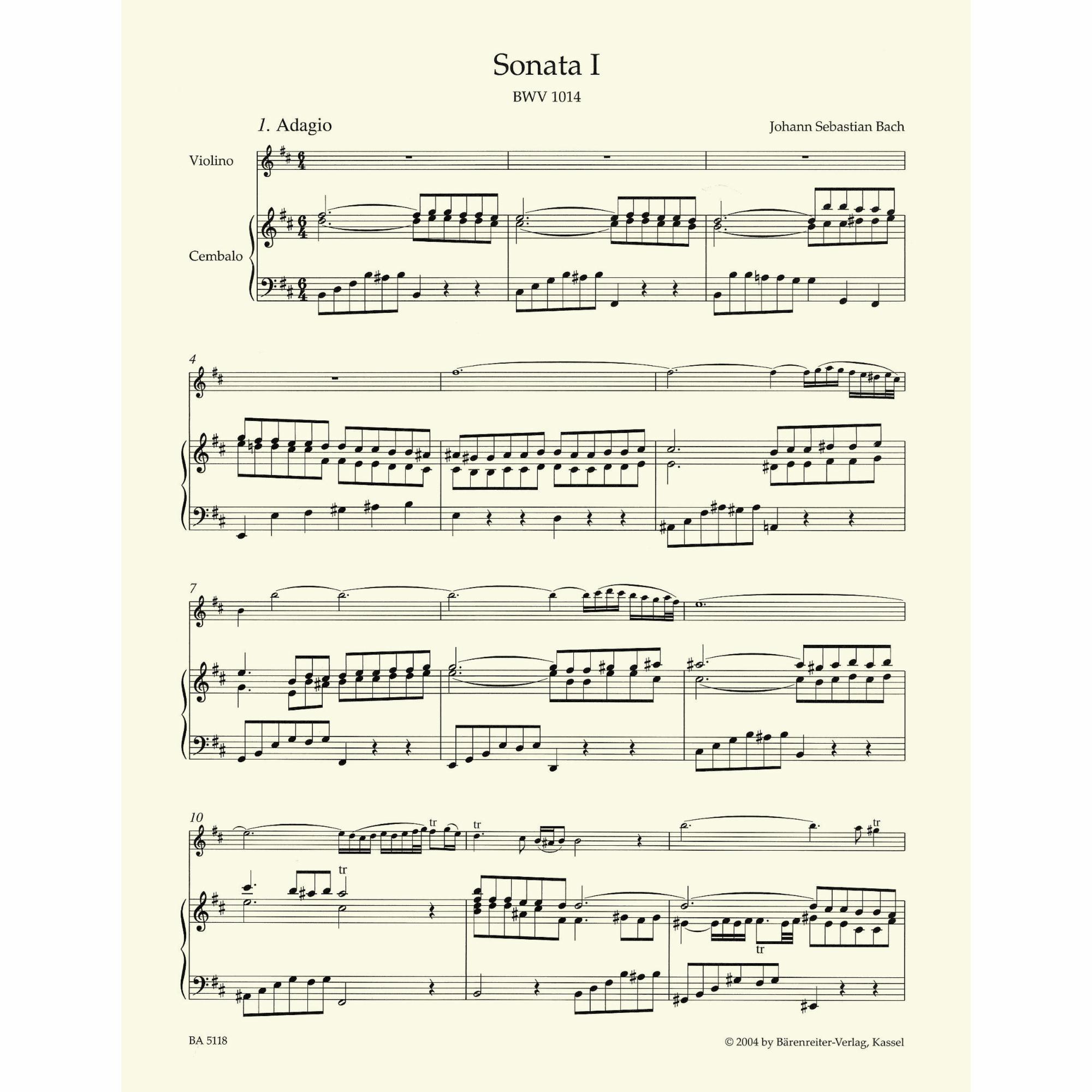 Sample: Vol. I, Piano (Pg. 1)