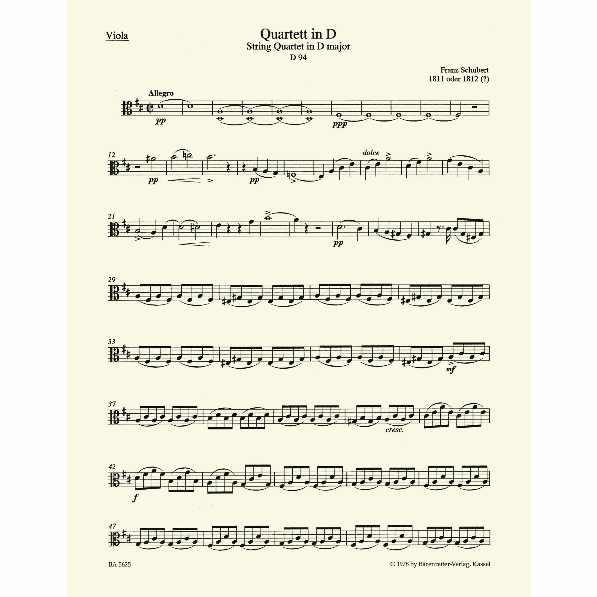 Sample: Vol. I, Viola (Pg. 4)