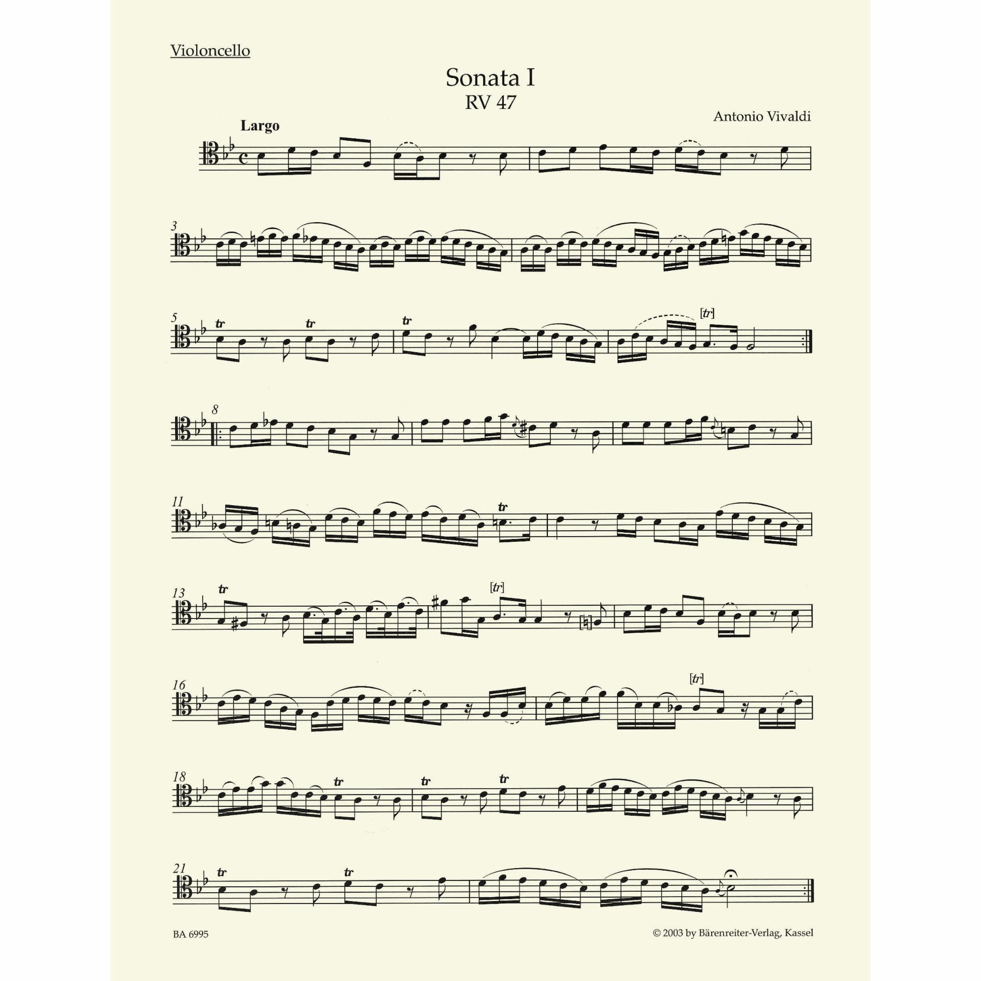 Sample: Cello (Pg. 1)