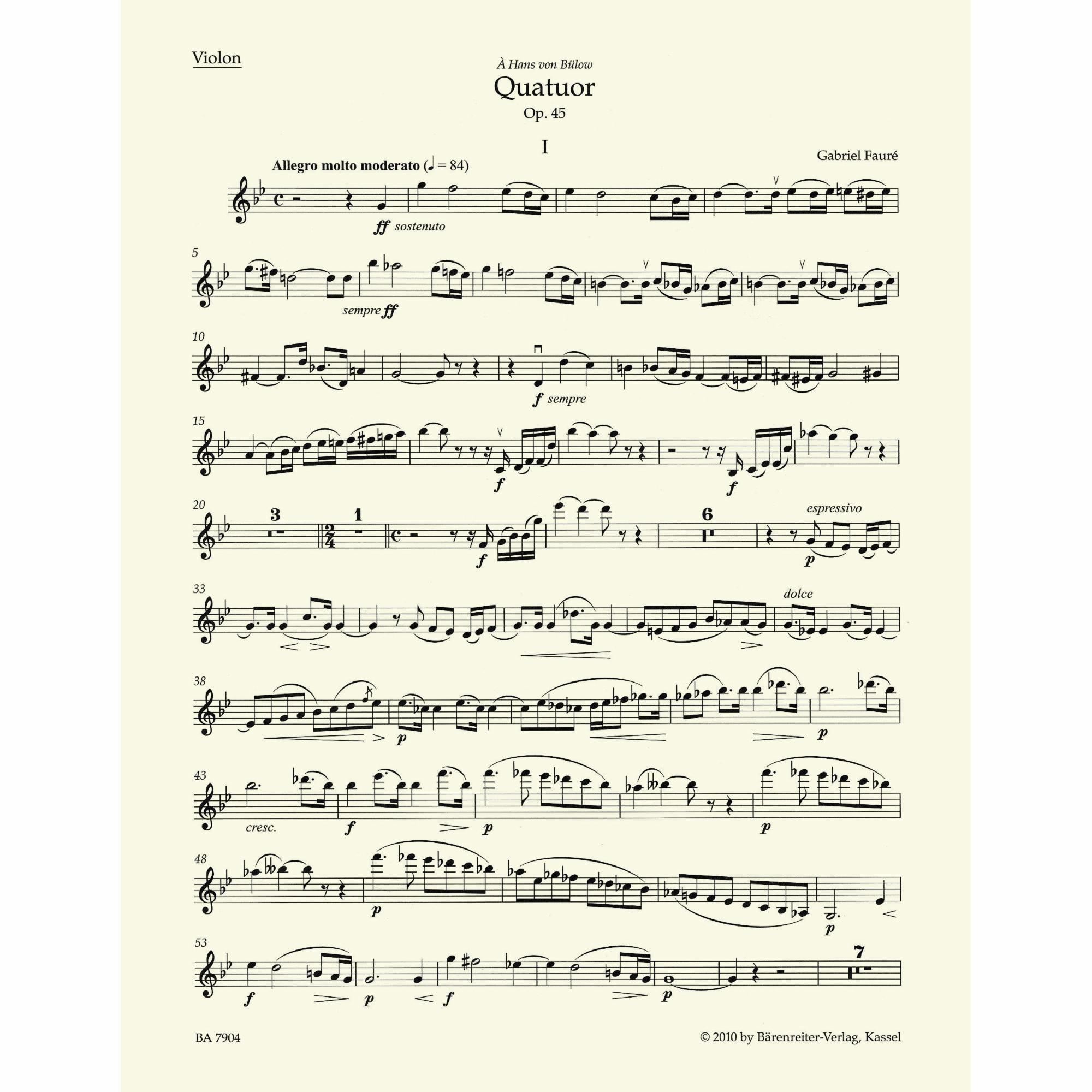 Sample: Violin (Pg. 1)