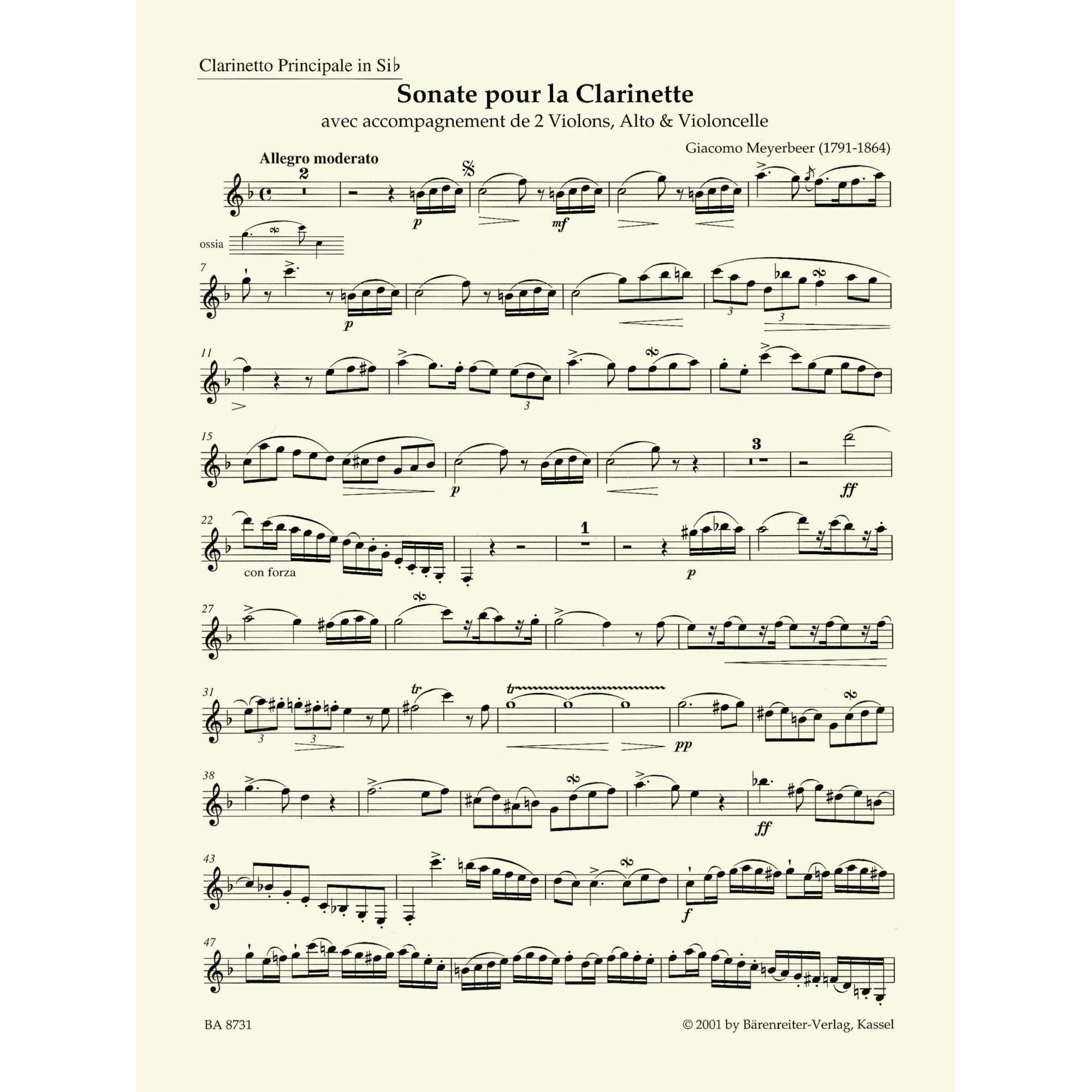 Sample: Clarinet (Pg. 2)