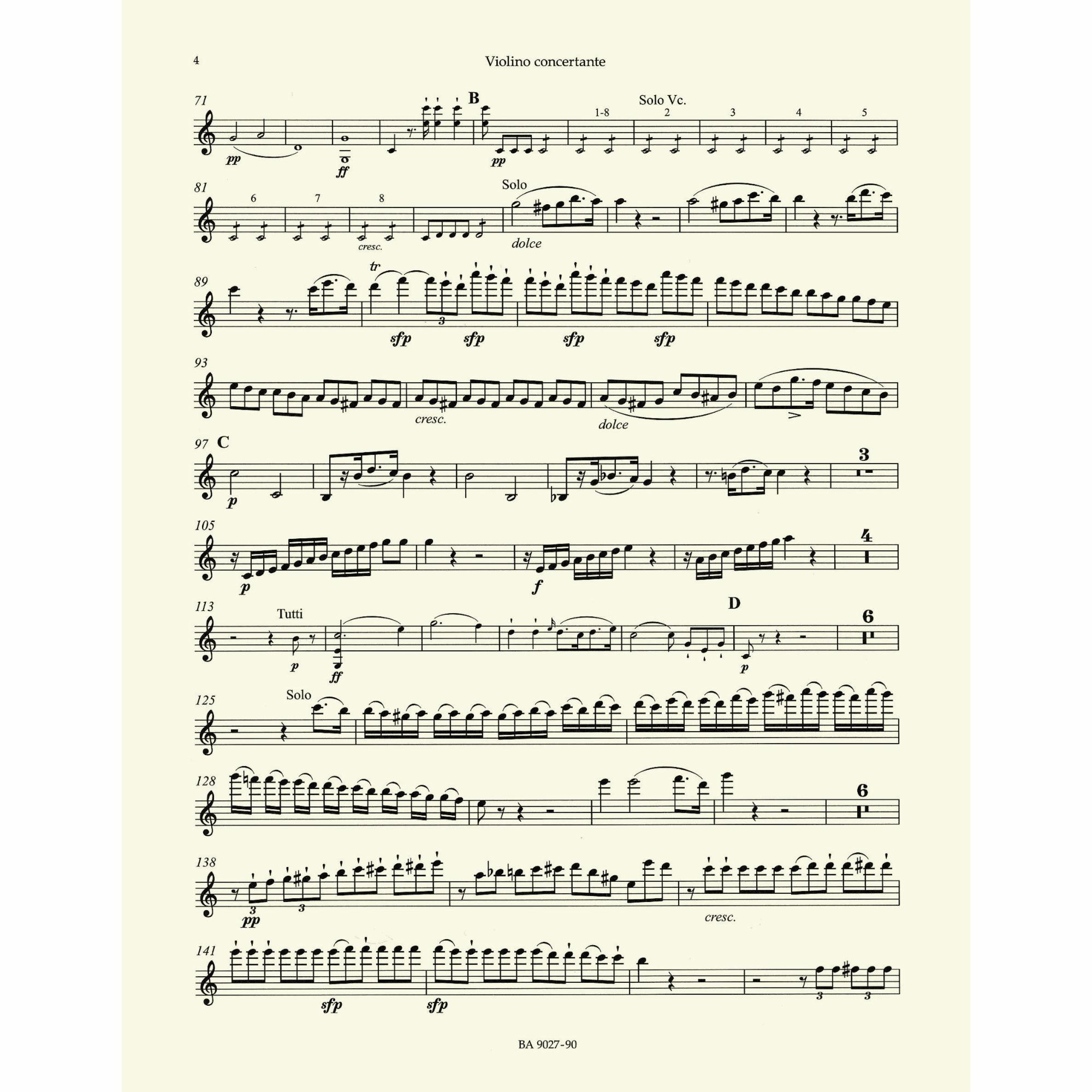 Sample: Violin (Pg. 4)