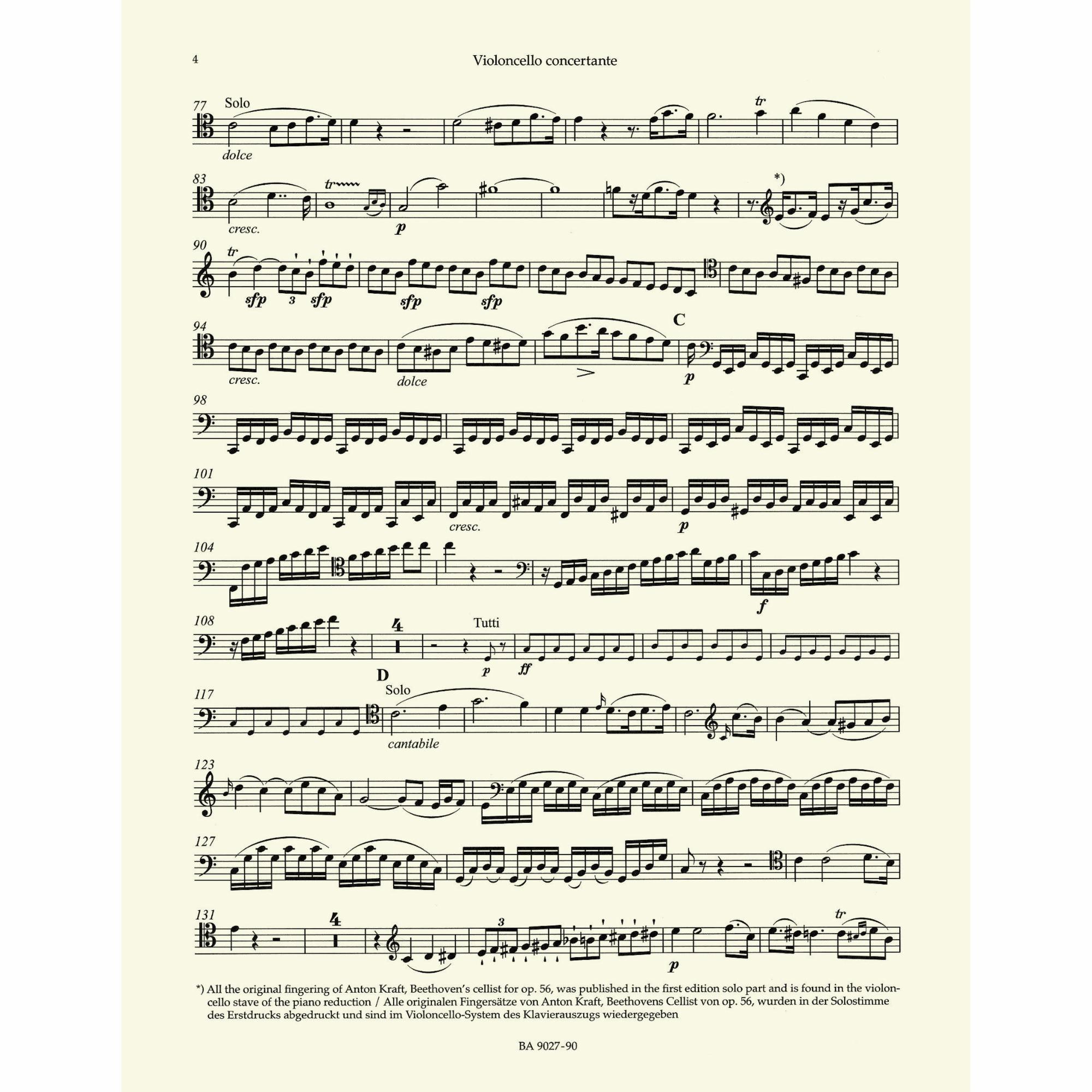 Sample: Cello (Pg. 4)