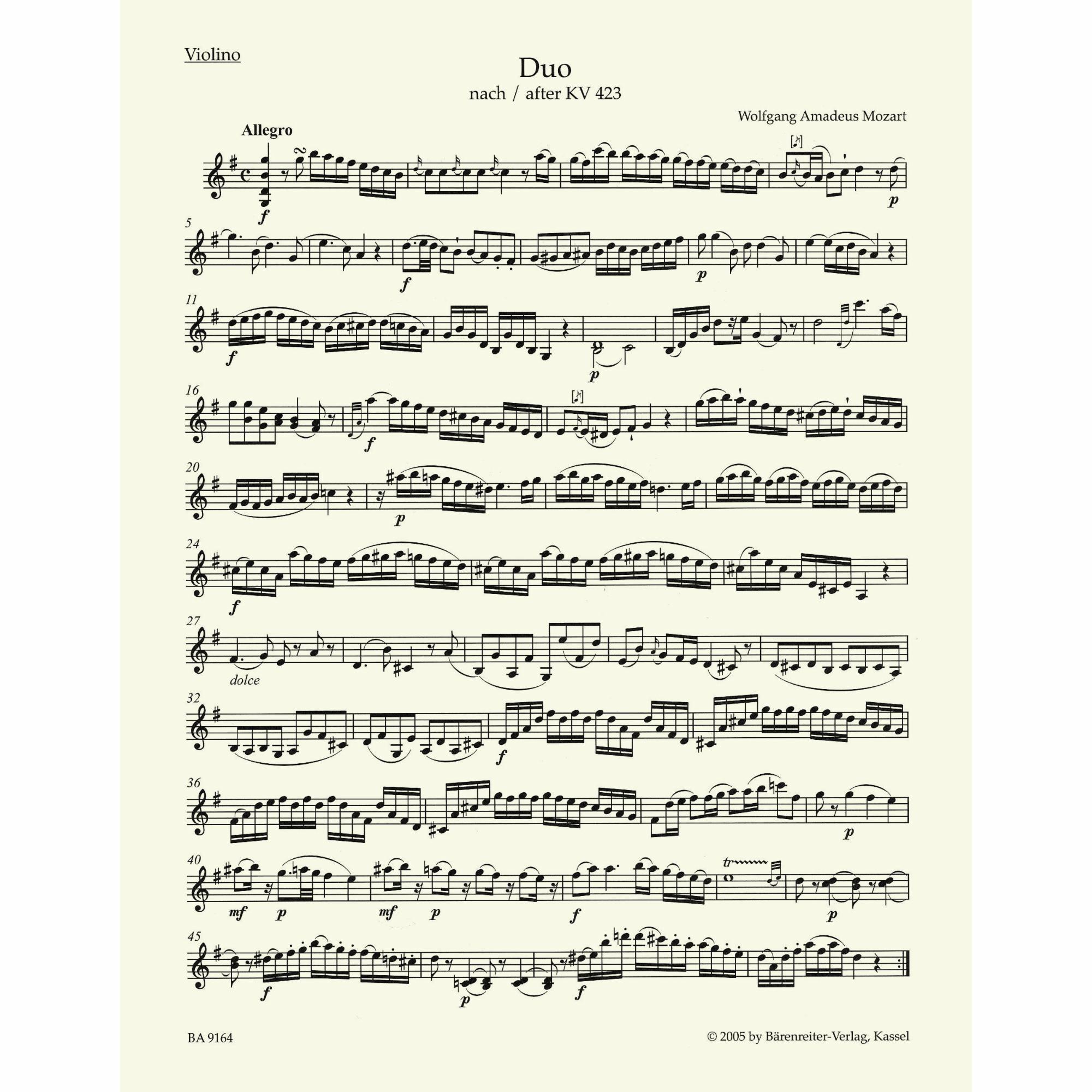 Sample: Violin (Pg. 2)