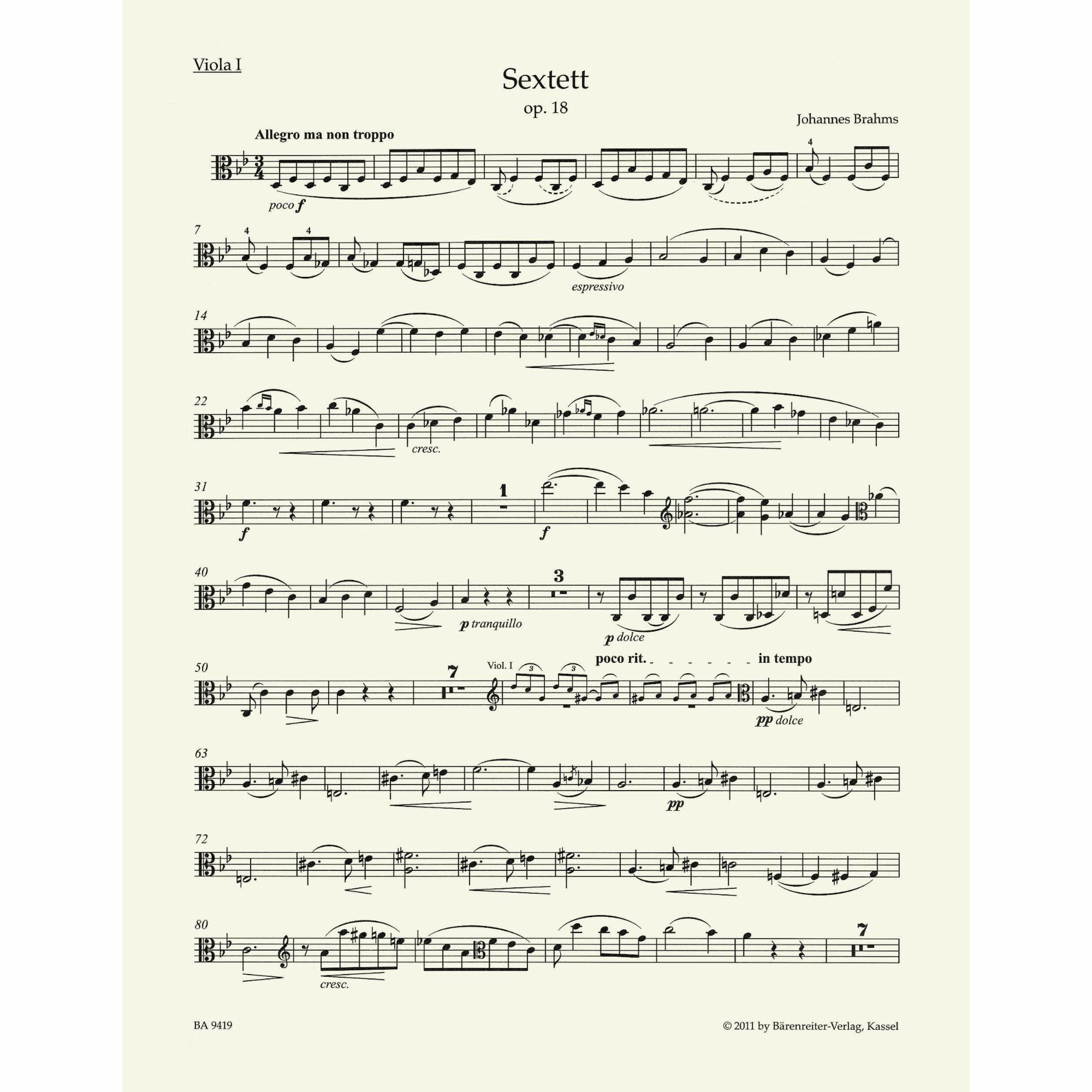 Sample: Viola I (Pg. 3)