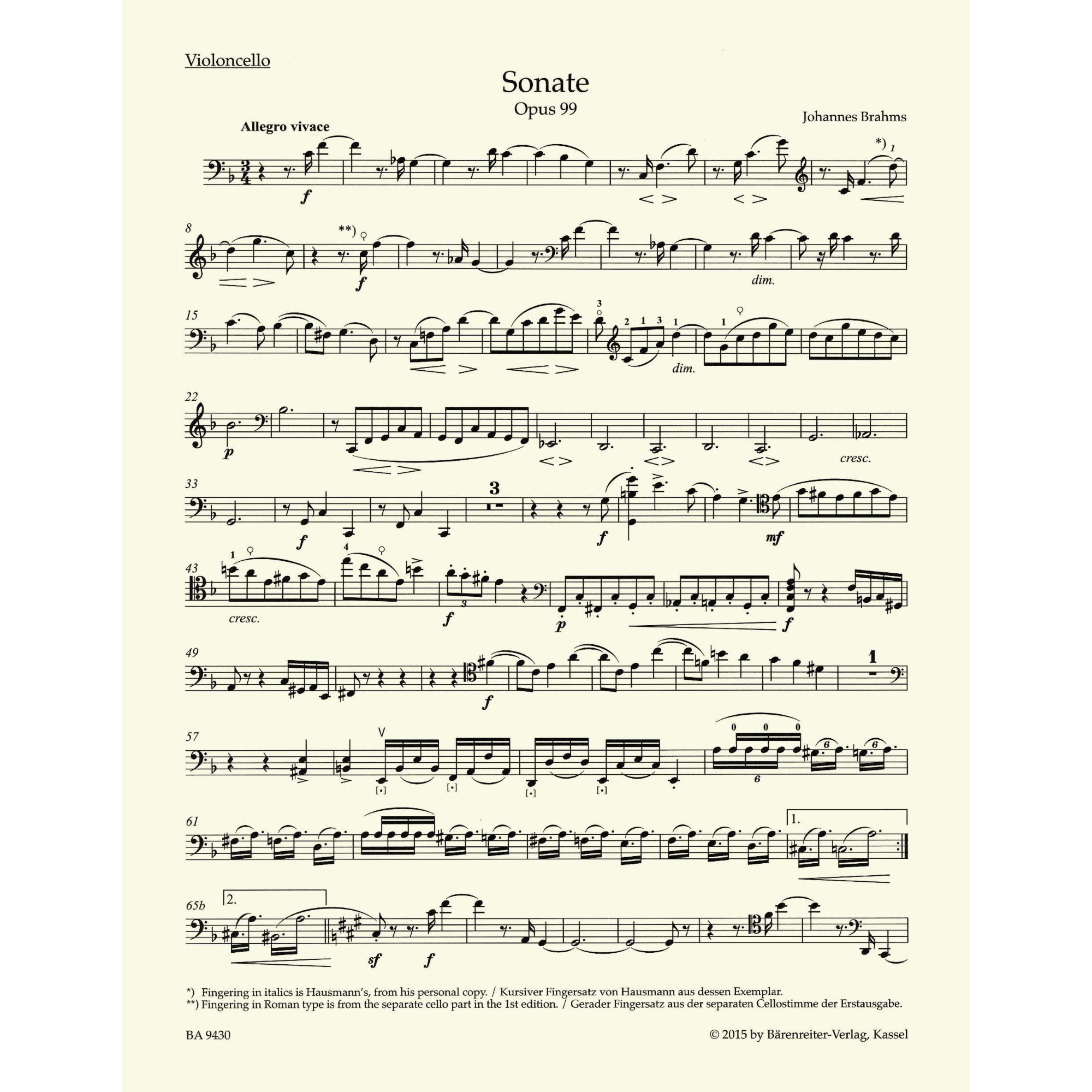 Sample: Urtext Cello (Pg. 2)