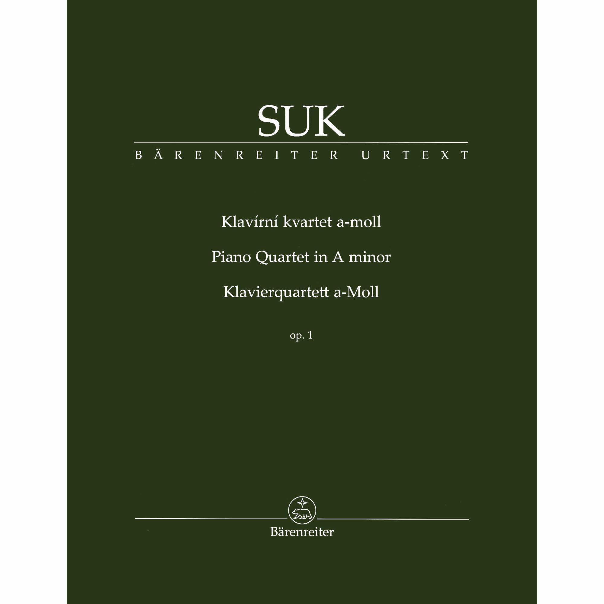 Suk -- Piano Quartet in A Minor, Op. 1