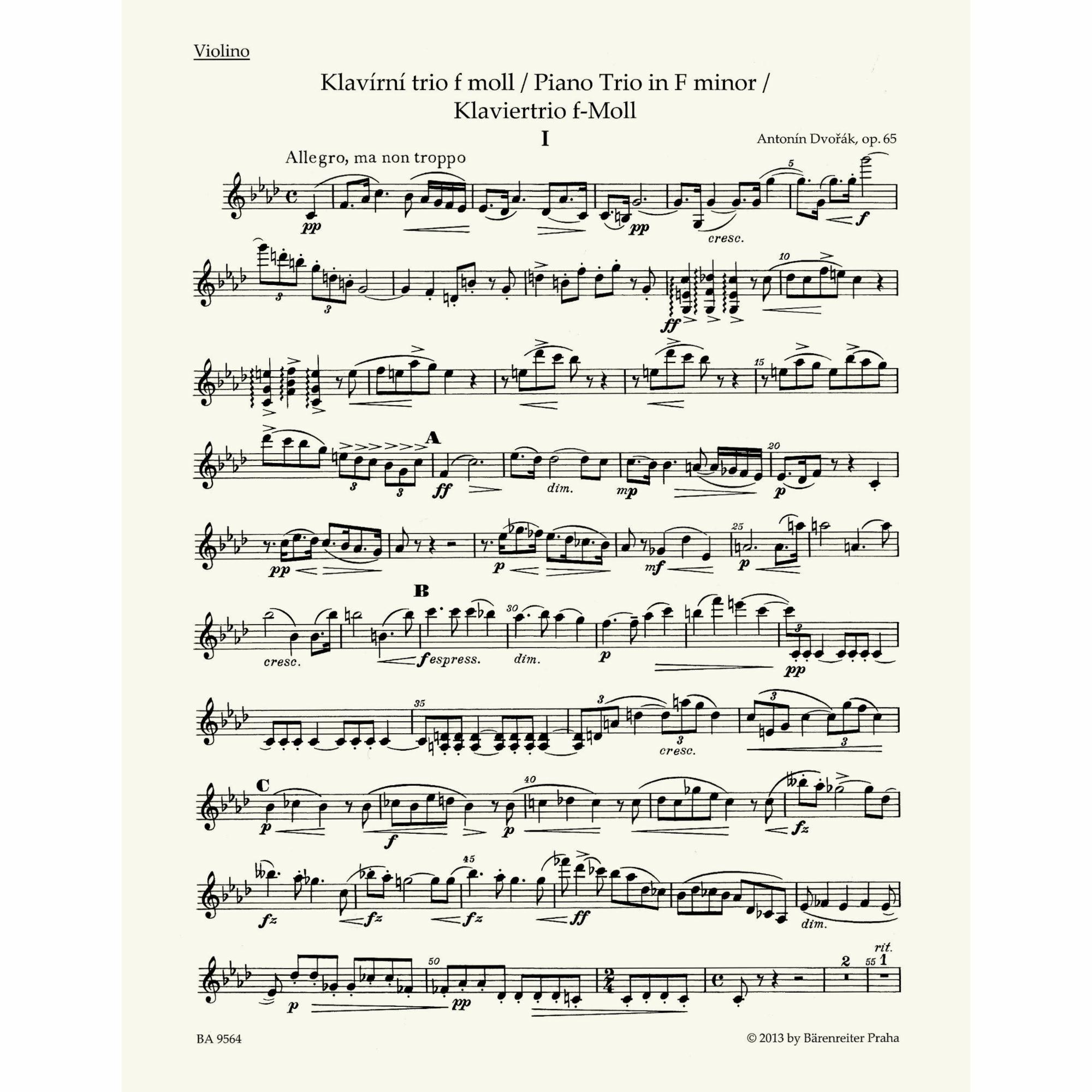 Sample: Violin (Pg. 1)