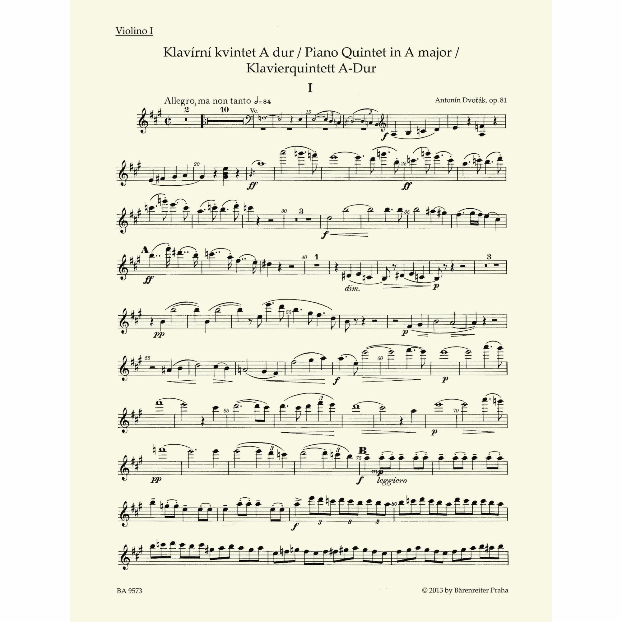 Sample: Violin I (Pg. 2)