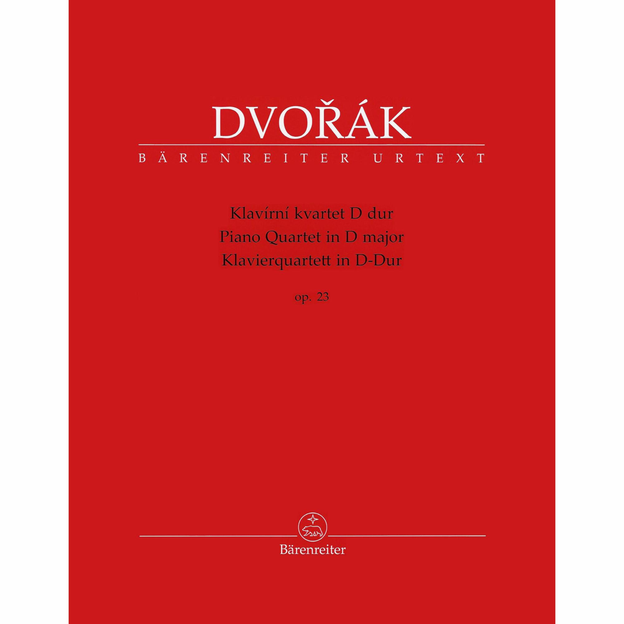 Dvorak -- Piano Quartet in D Major, Op. 23