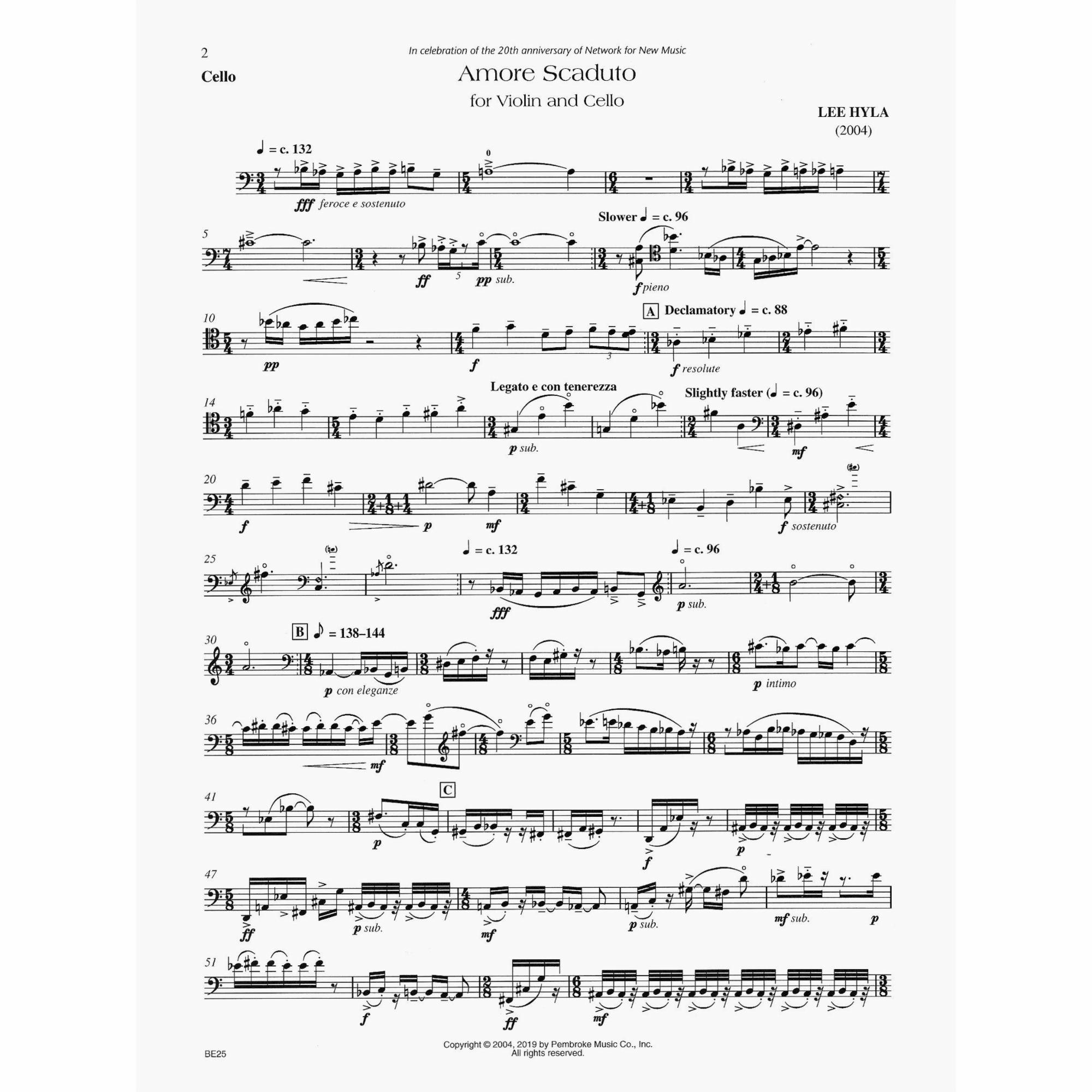 Sample: Cello (Pg. 2)