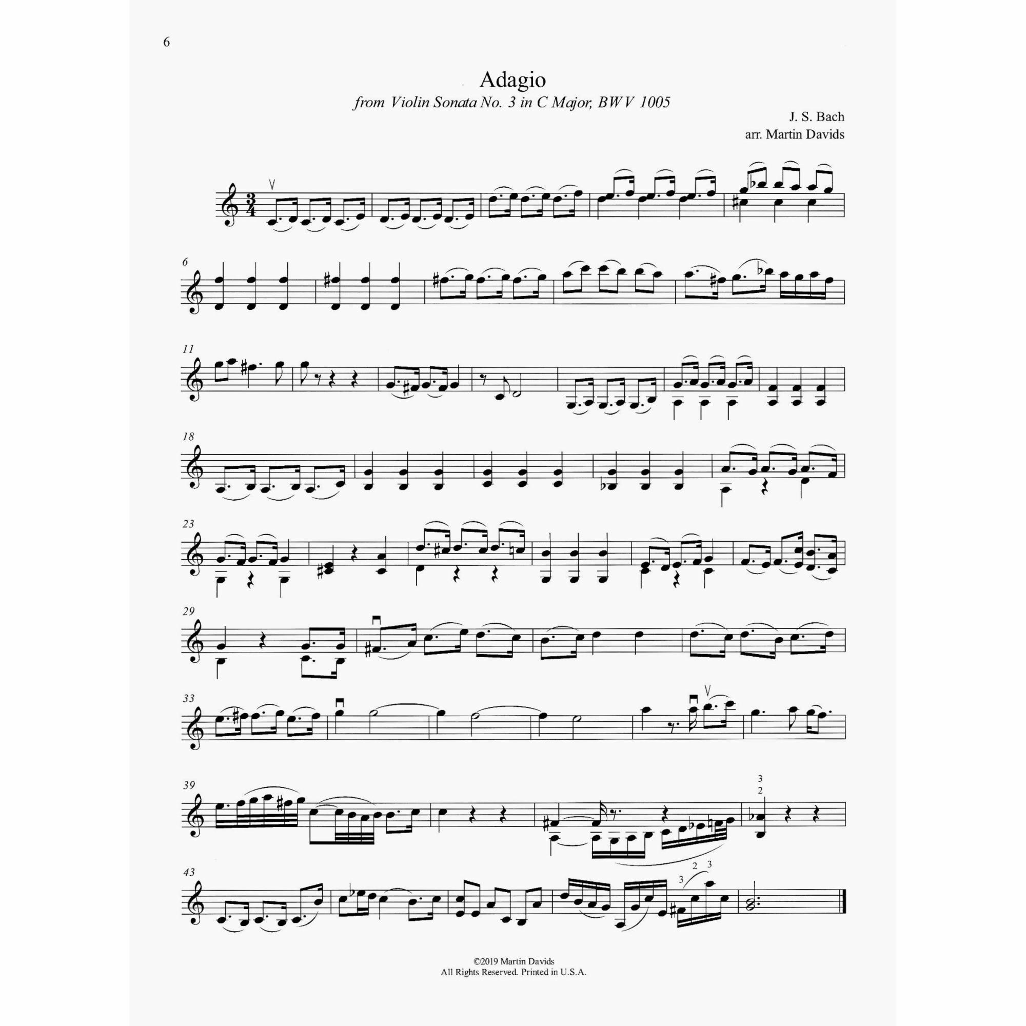 Sample: Violin II Part